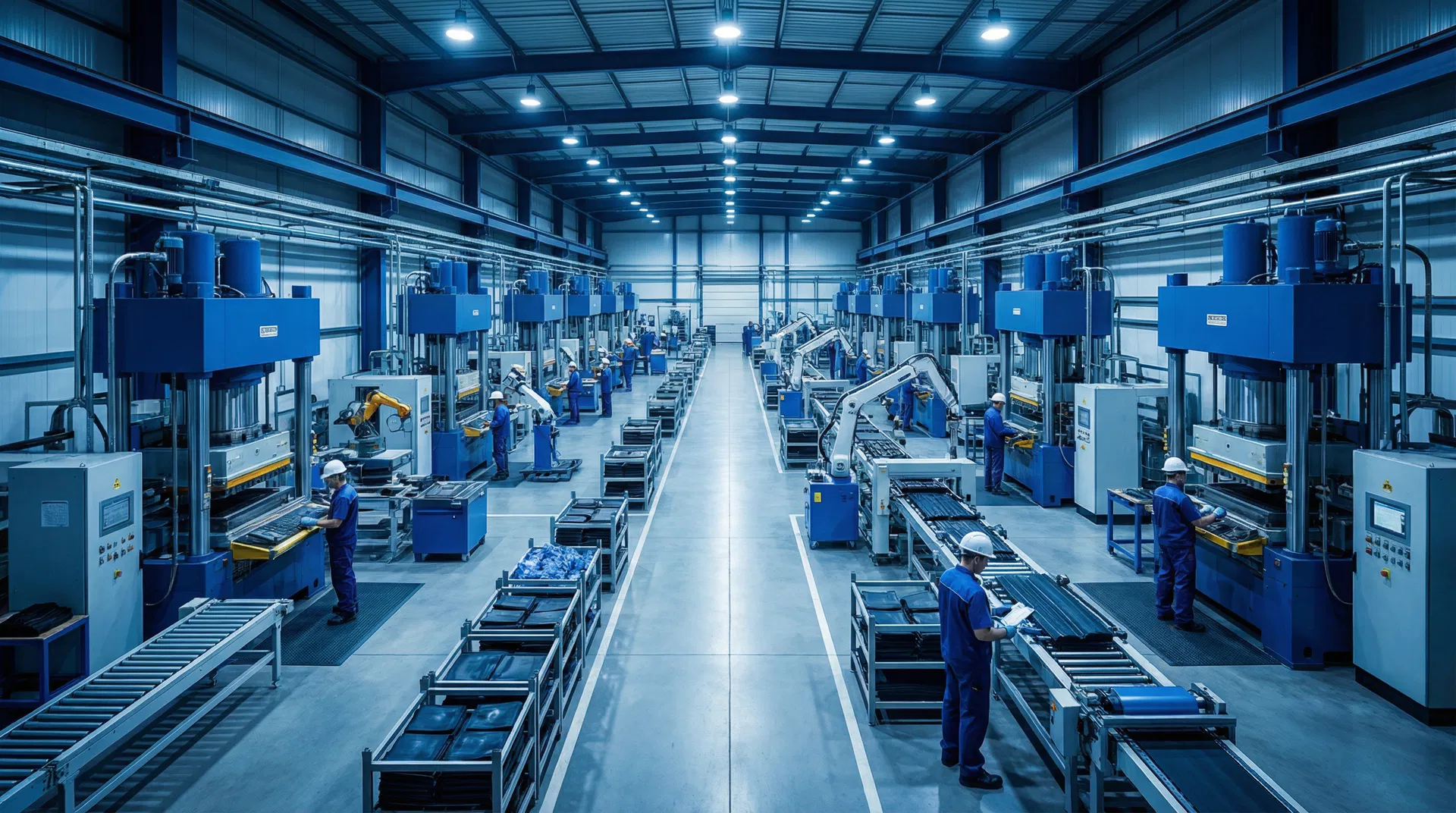 天润橡塑生产车间