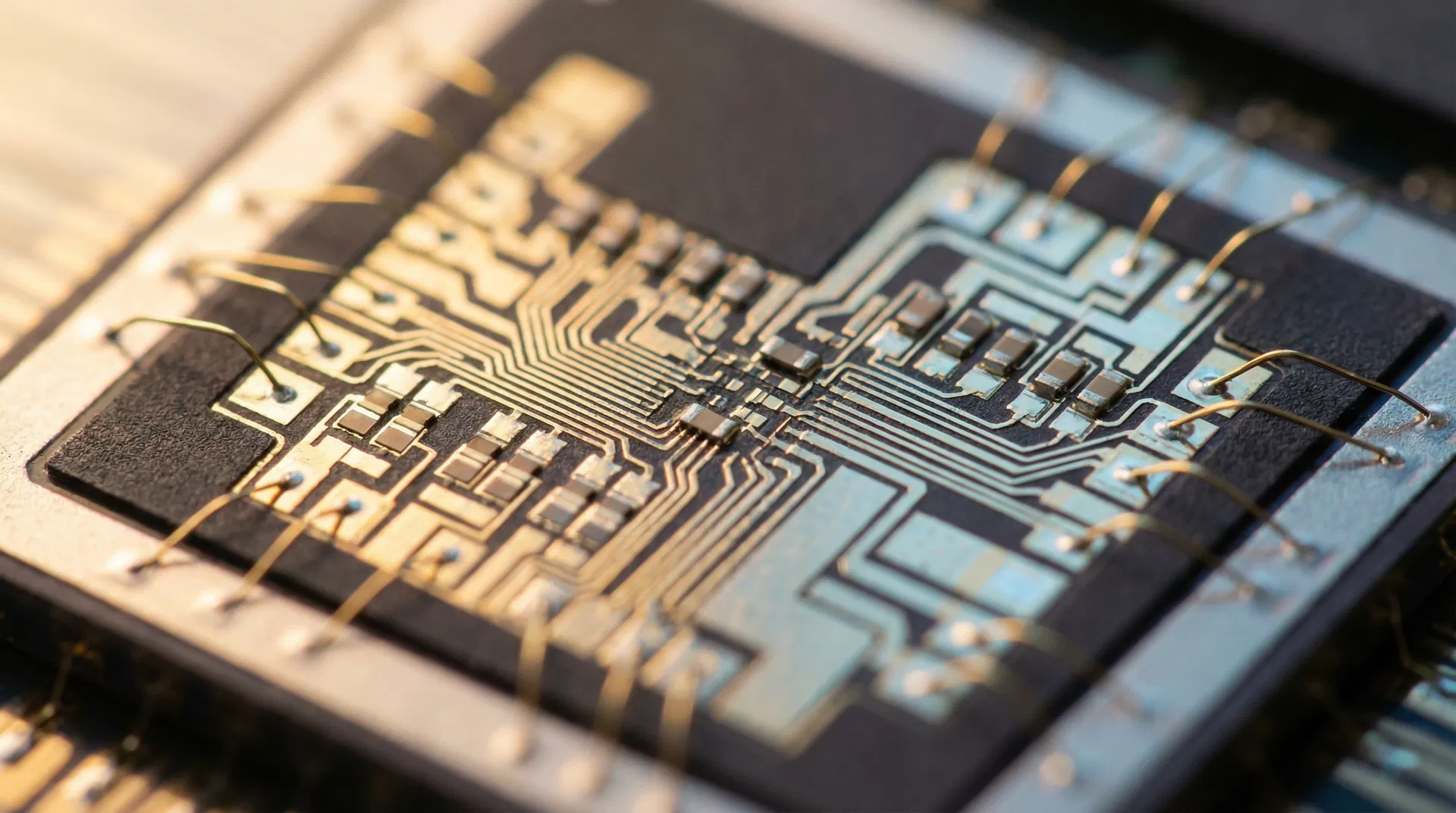 CEC integrated circuit die — macro photography