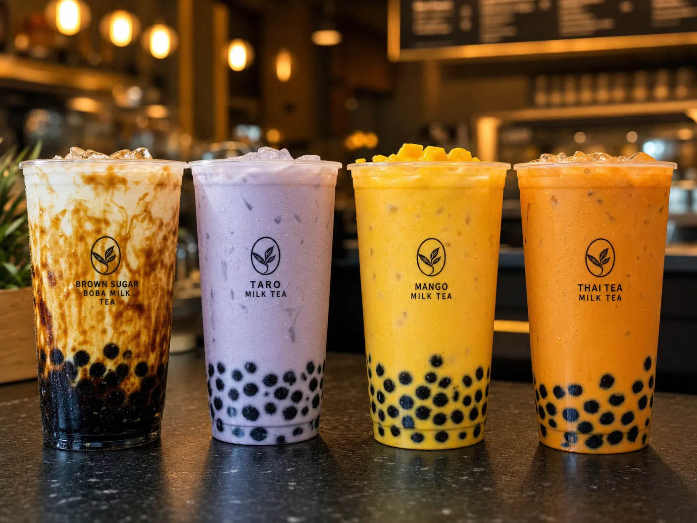Boba Tea Lineup