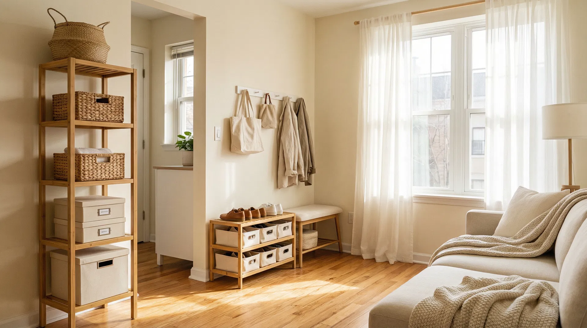 Beautifully organized small apartment