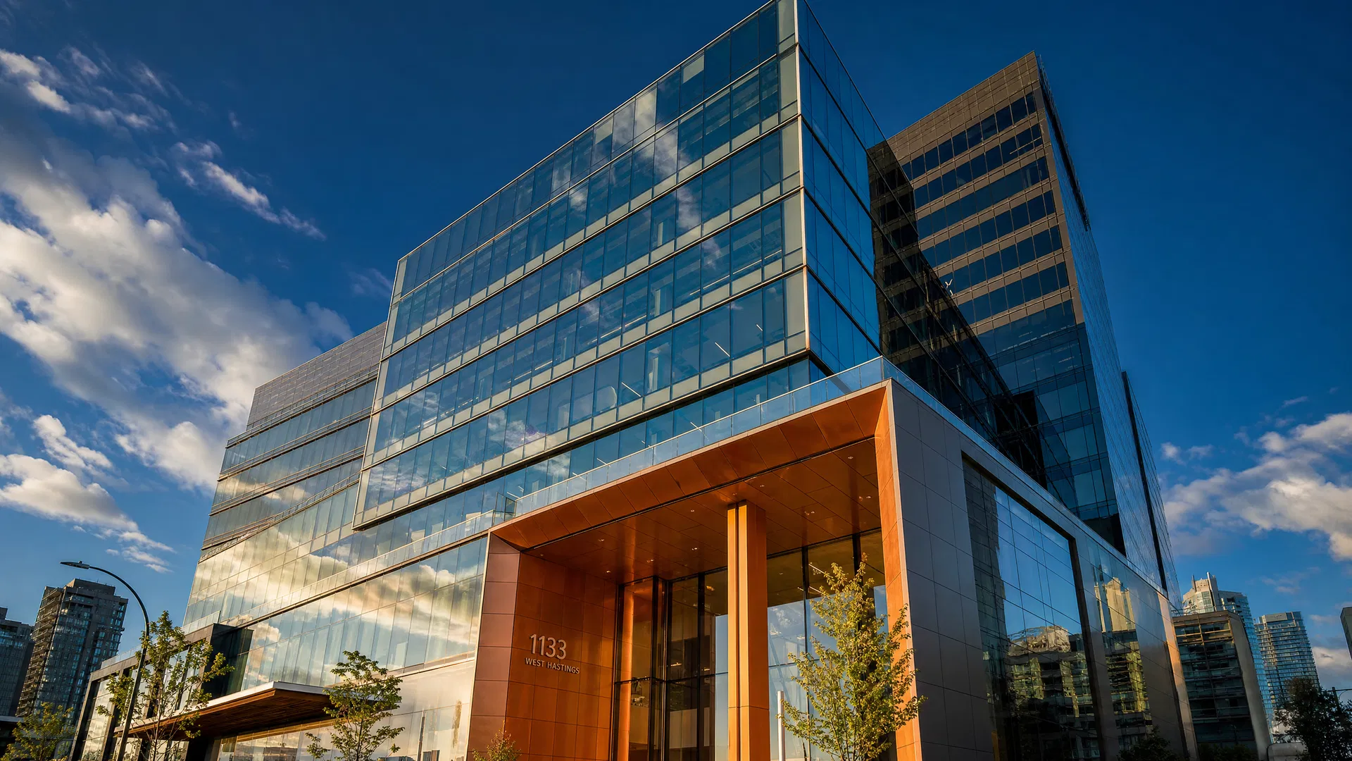 Modern office building in Vancouver