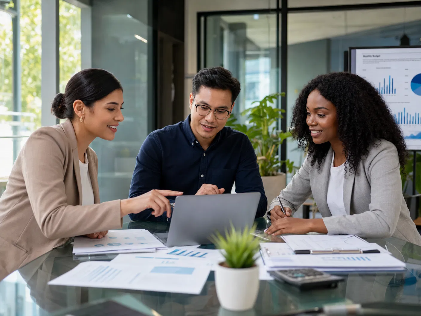 Ebrahimi Accounting team collaborating