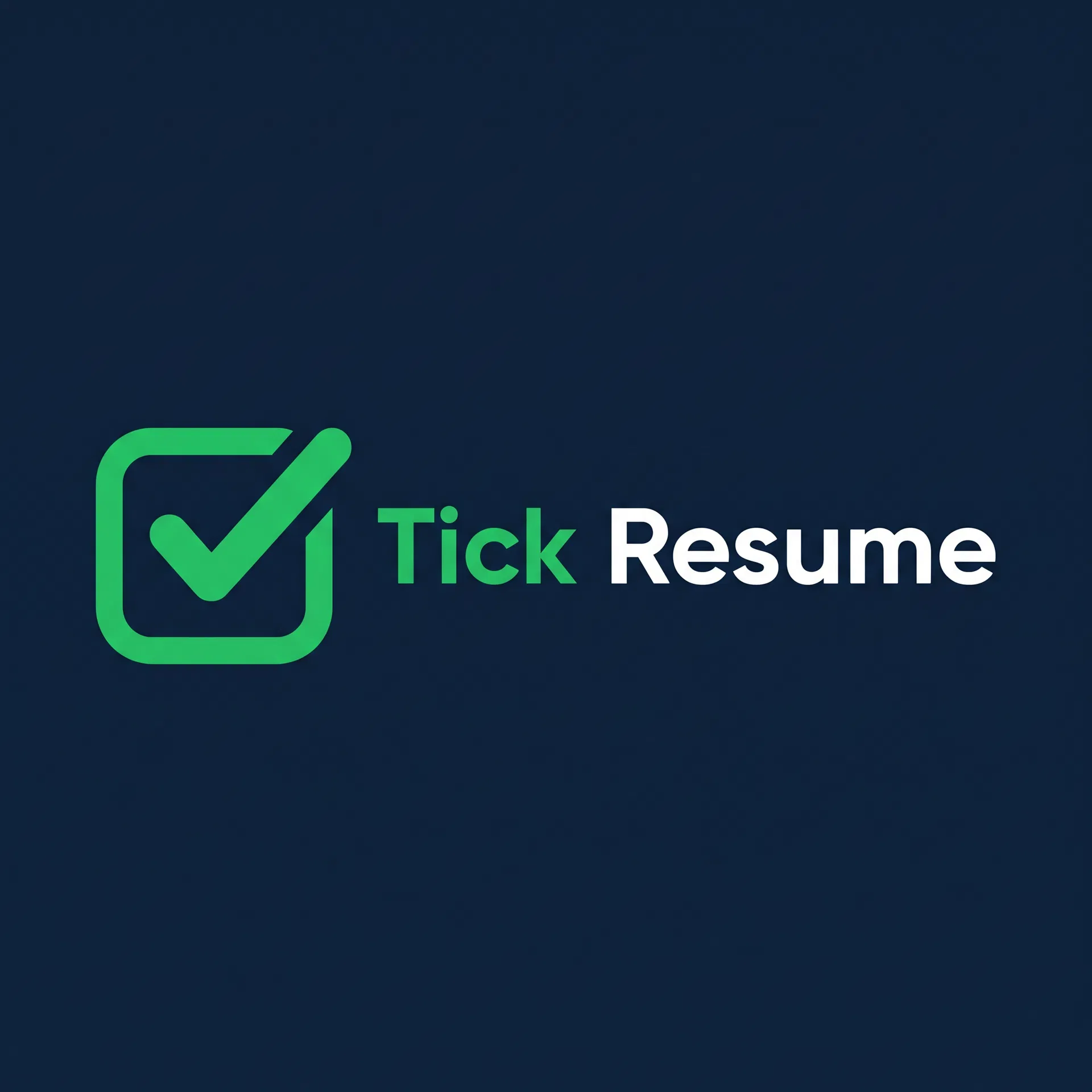 Tick Resume Logo