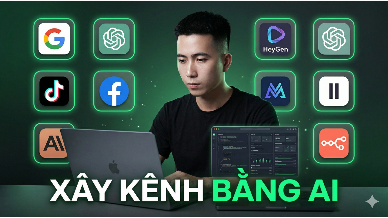 Xây kênh bằng AI