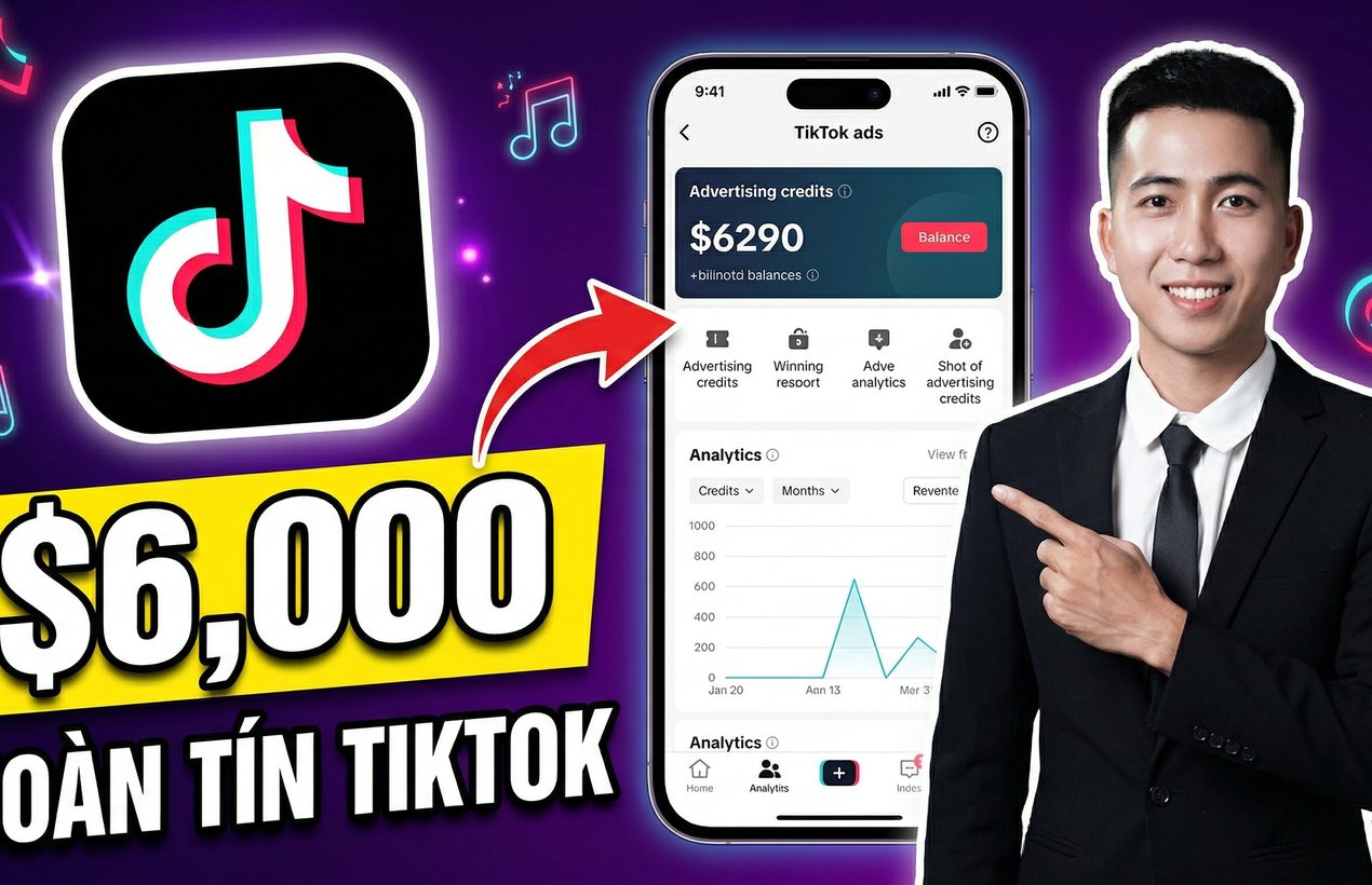 Cách tạo tài khoản hoàn tín TikTok
