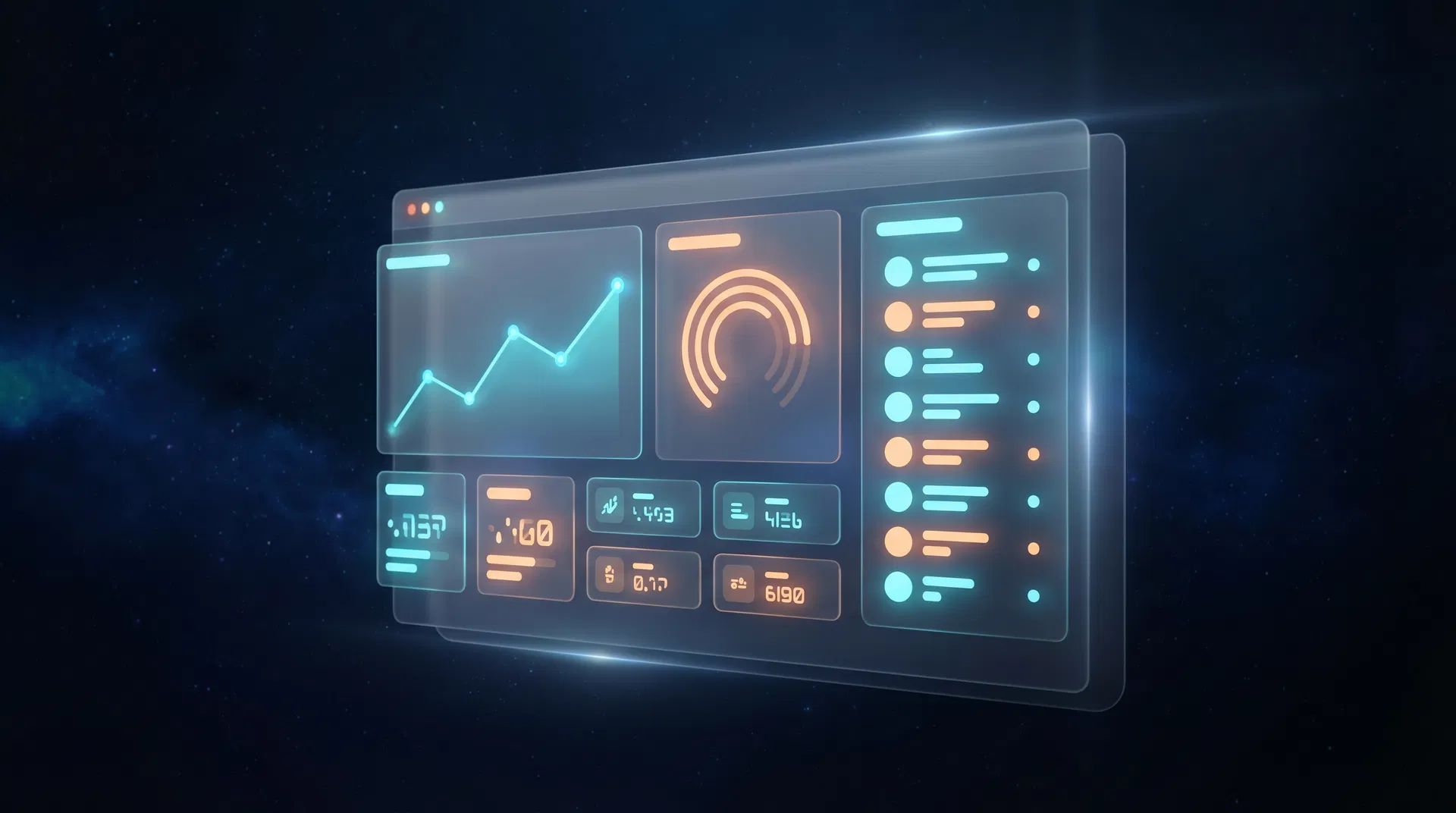 AI-powered business intelligence dashboard