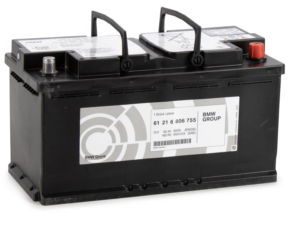BMW 12V Battery 92AH/AGM
