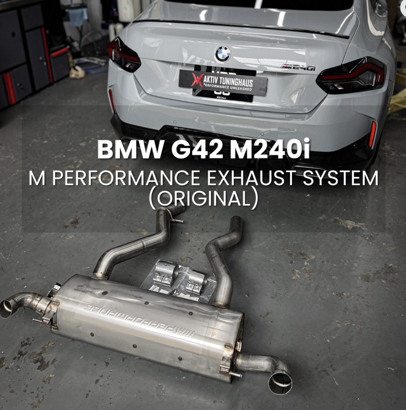BMW Original M Performance Exhaust Muffler - Gx B58 2