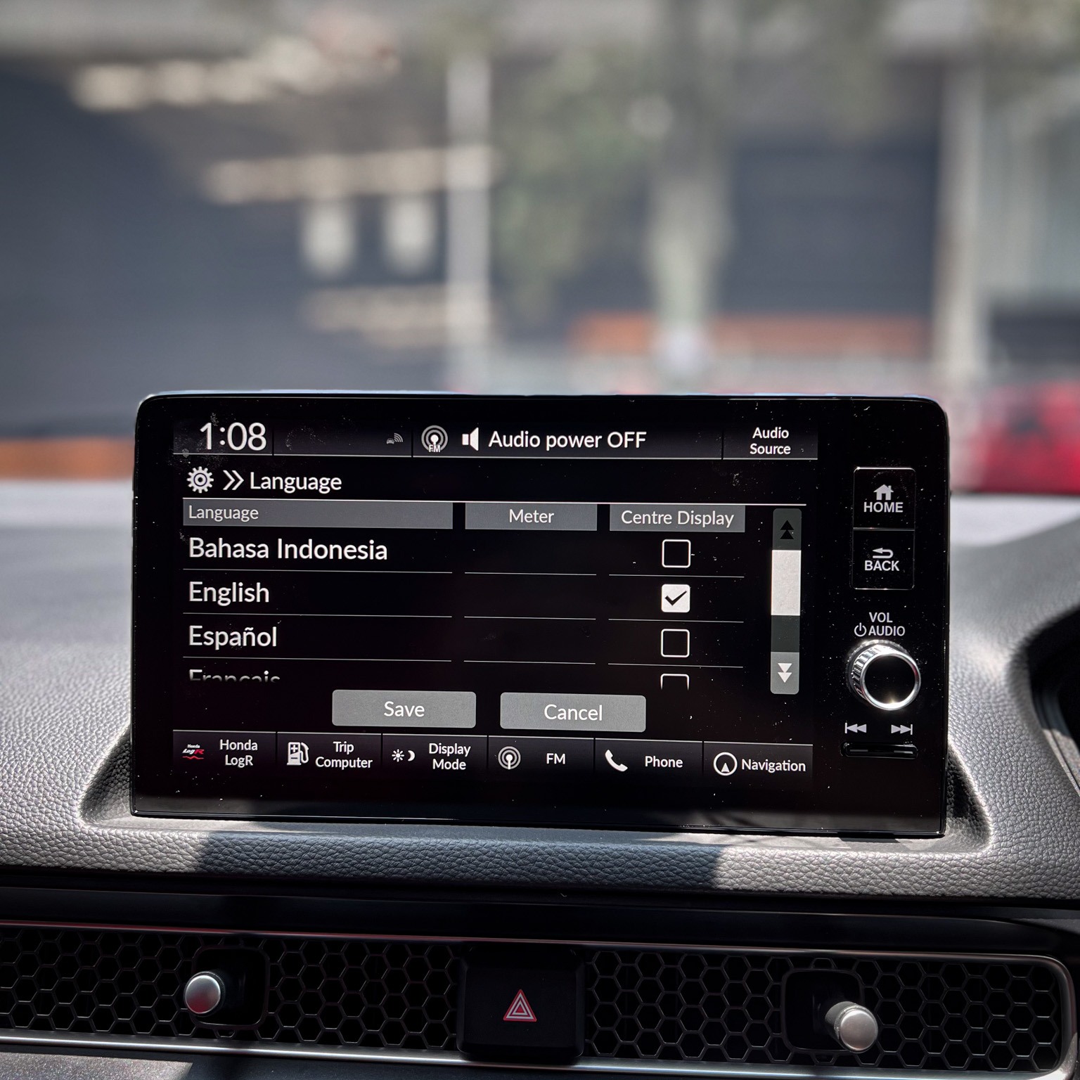 Honda Language & Region Conversion (FL1/FL5) 8