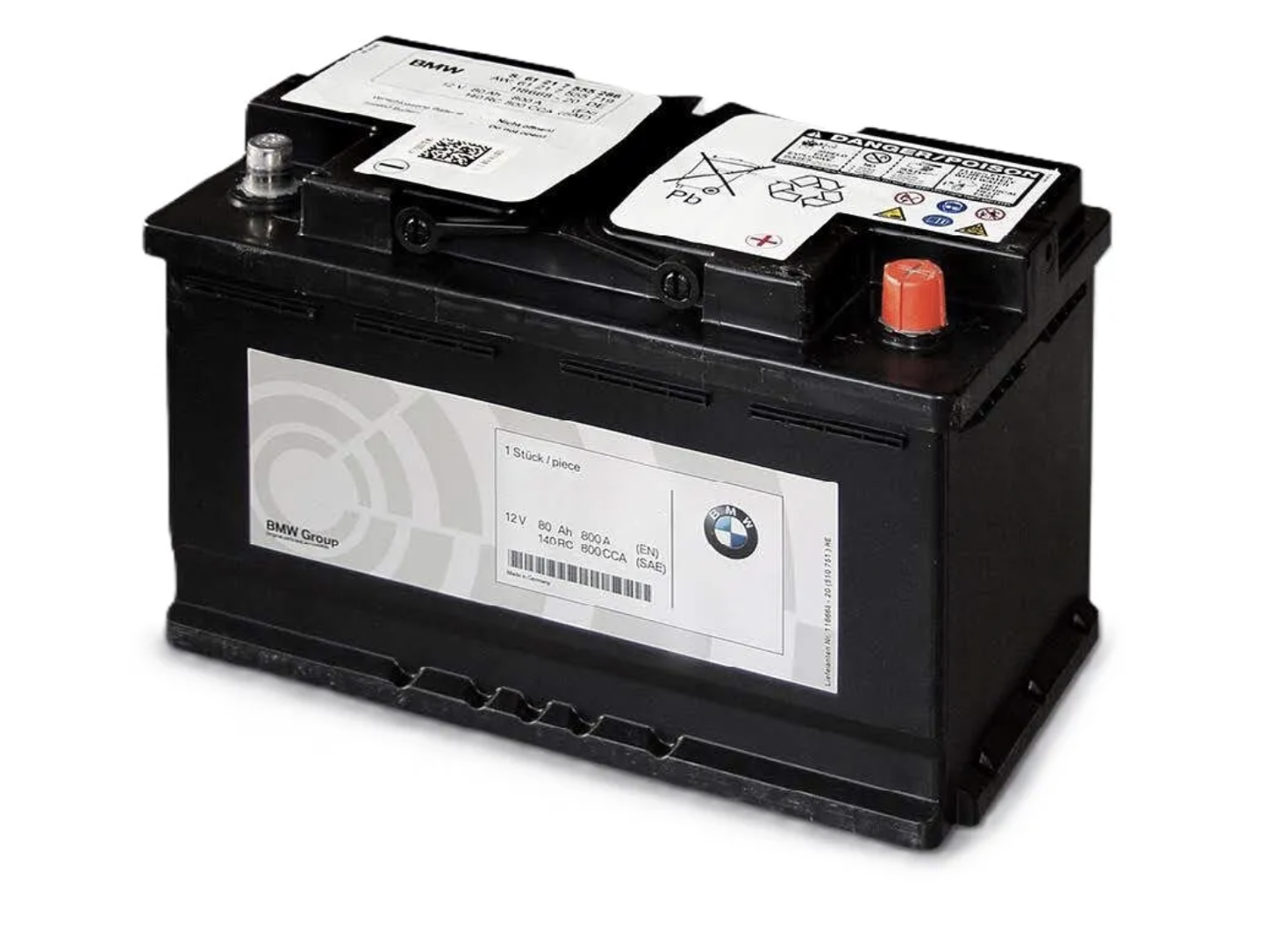 BMW 12V Battery 80AH/AGM