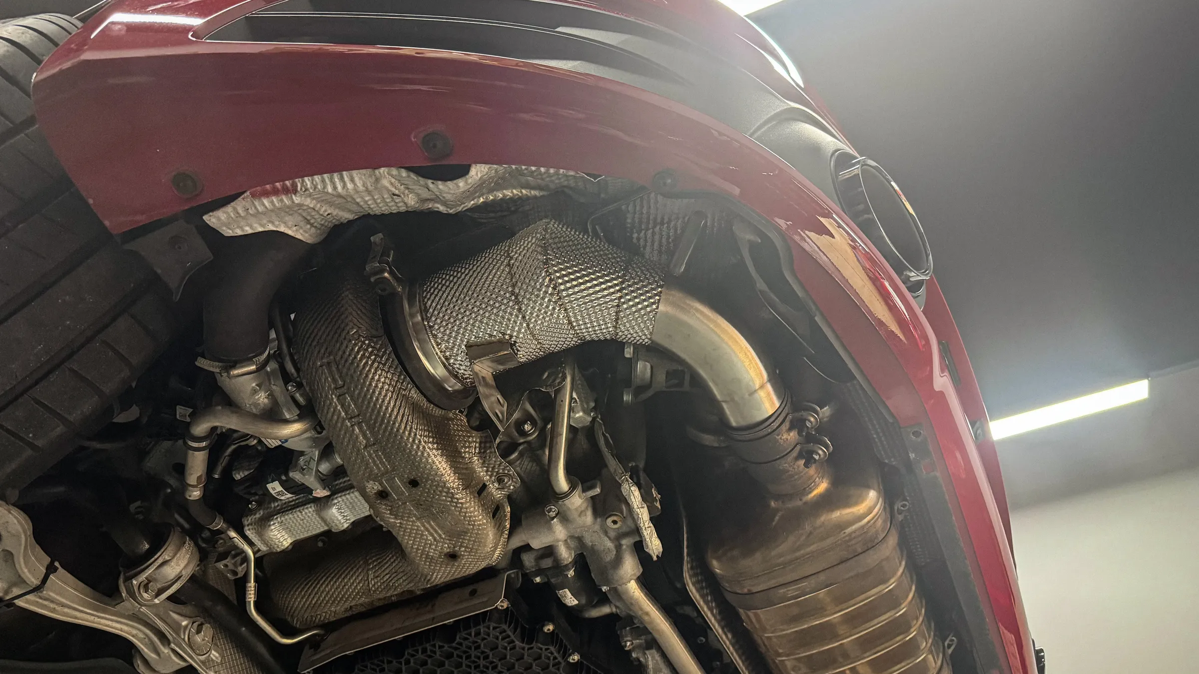 RYD Catless Downpipe — Porsche 992 4