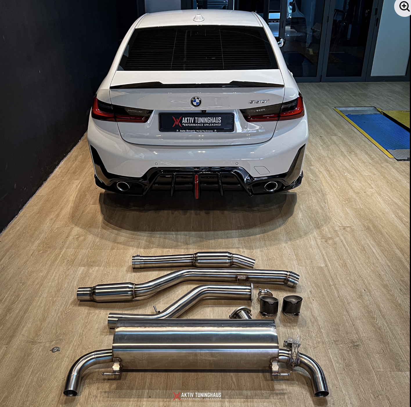 BMW OEM M Performance Exhaust Muffler - Gx B48 7