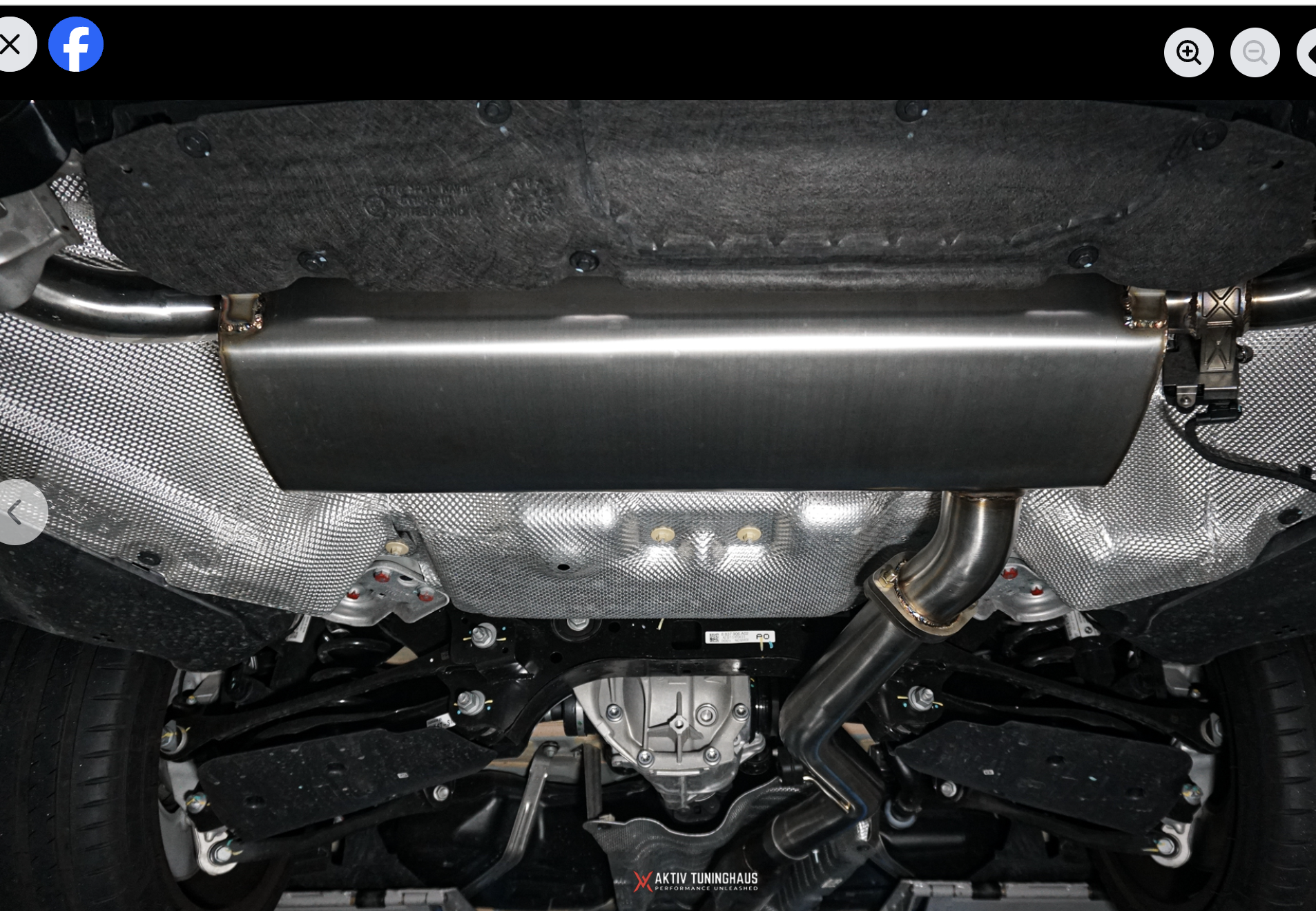 BMW OEM M Performance Exhaust Muffler - Gx B48 4