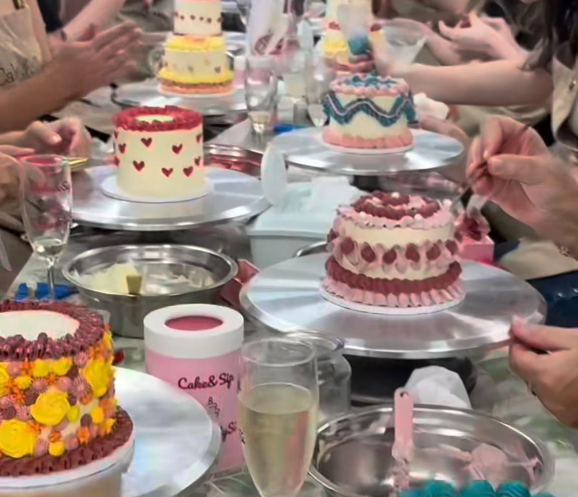 Happiness Cake and Sip