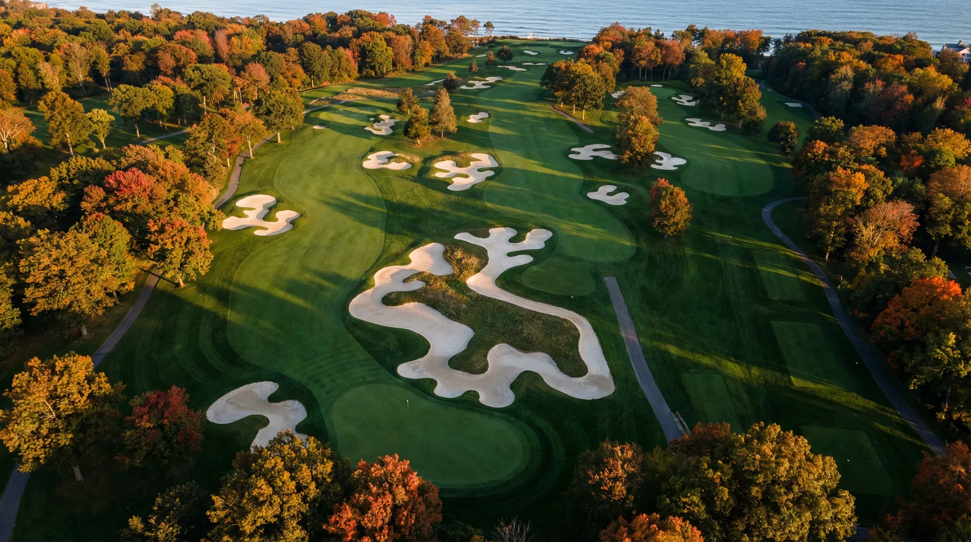 Wentworth Golf Course Aerial View