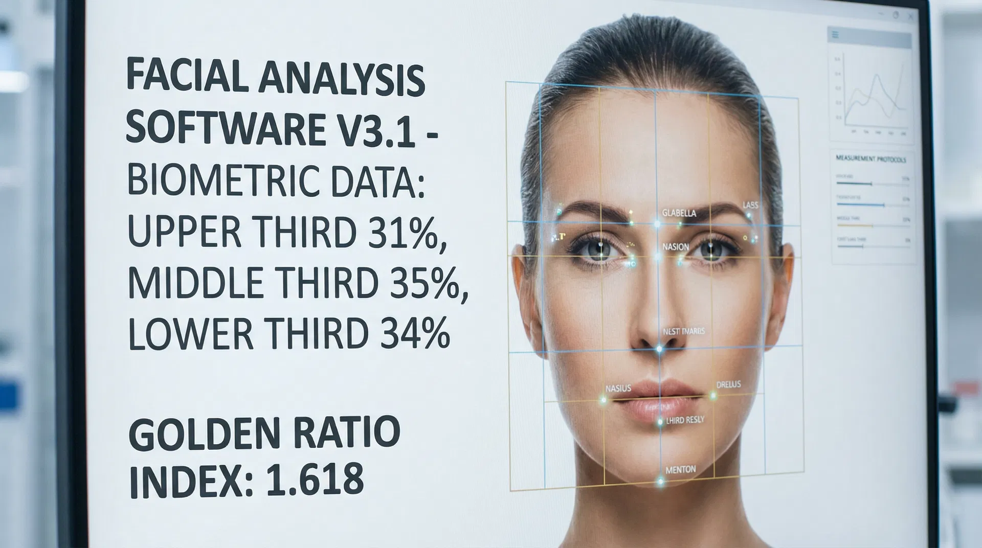 Facial thirds analysis