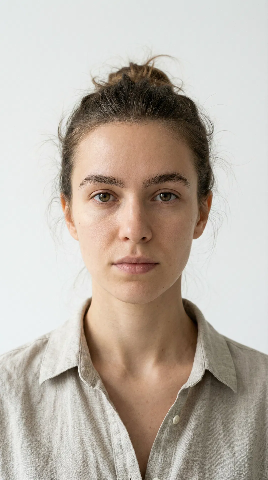 Woman before transformation