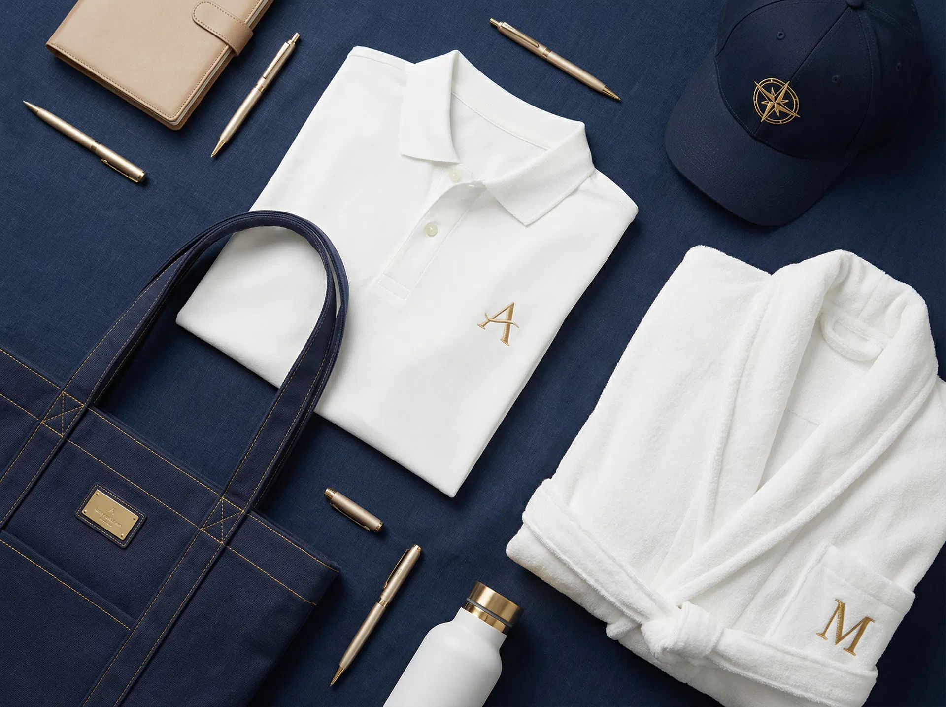 Custom embroidered apparel and accessories