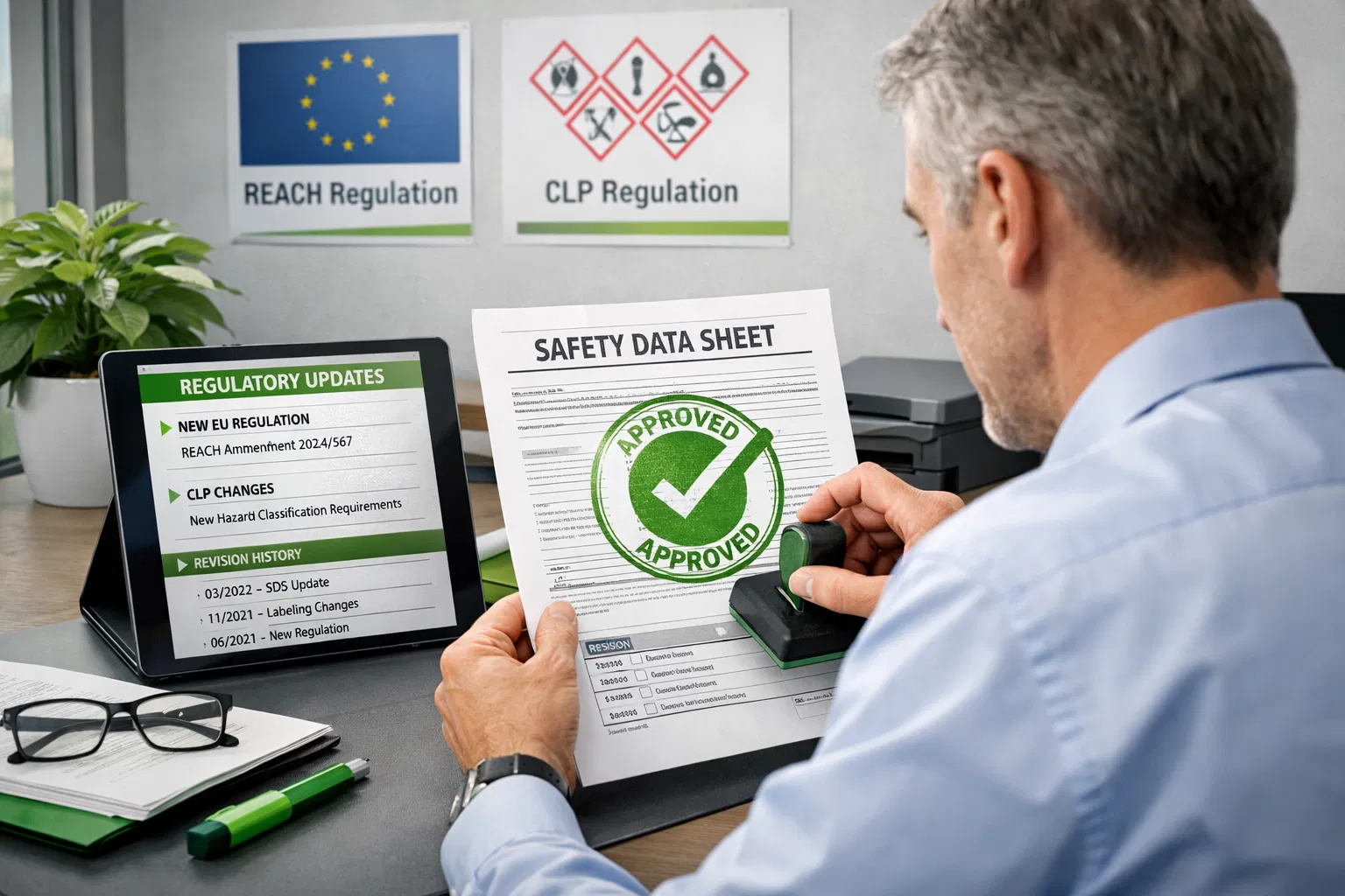 Mise à Jour et Révision de Fiches de Données de Sécurité