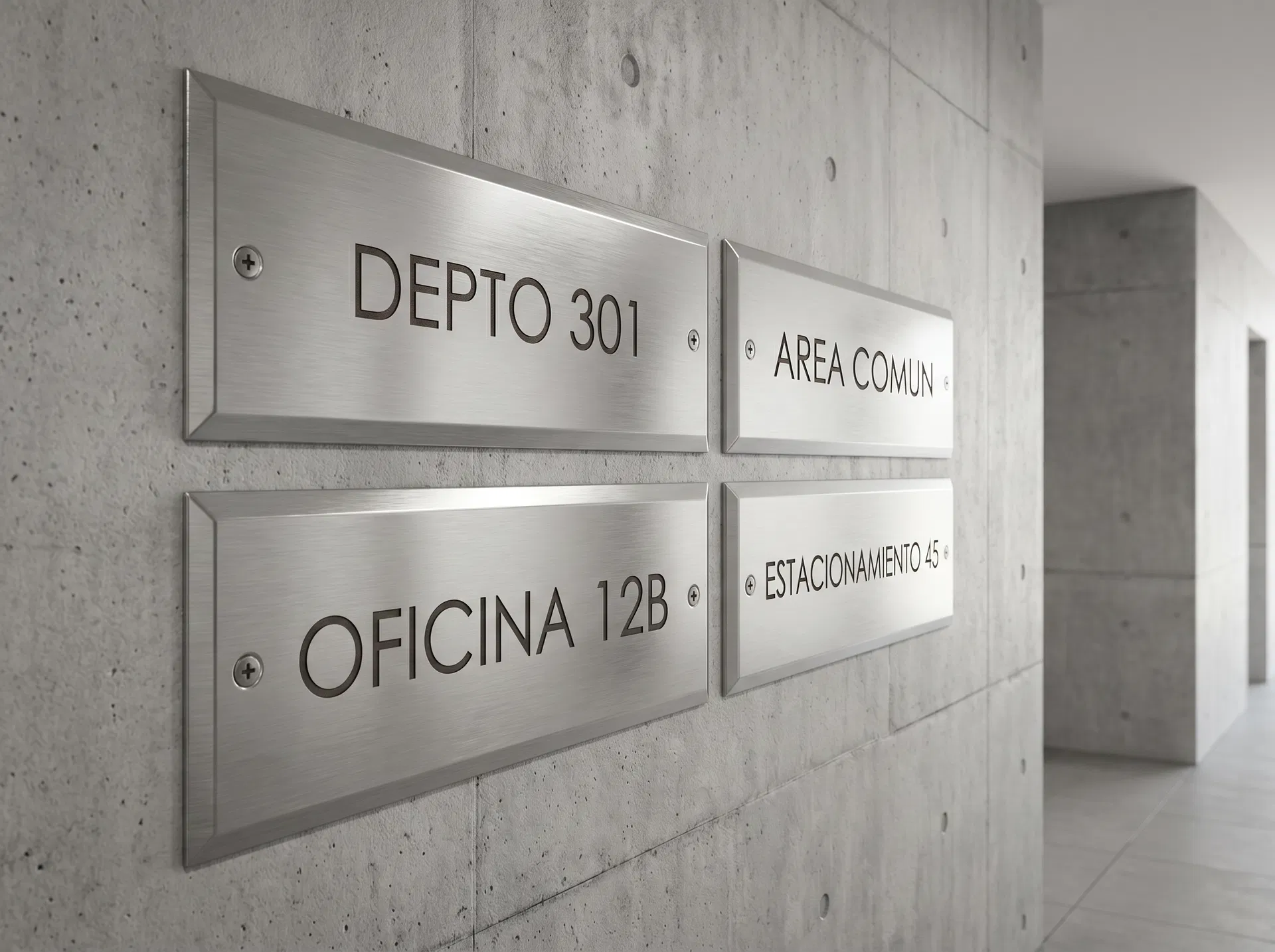 Placas de Inmuebles y Numeración
