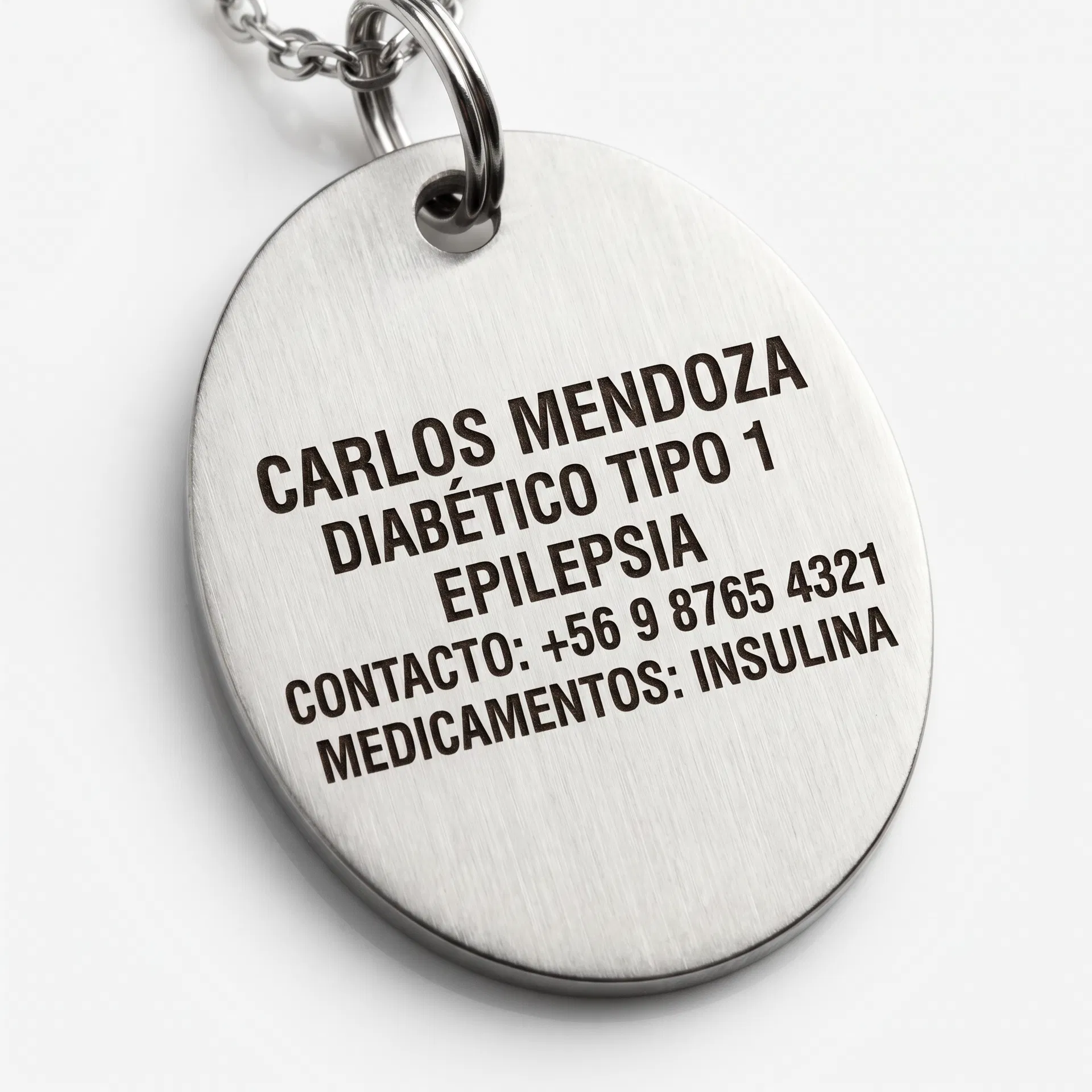 Colgante Clásico «Dog Tag Médico»