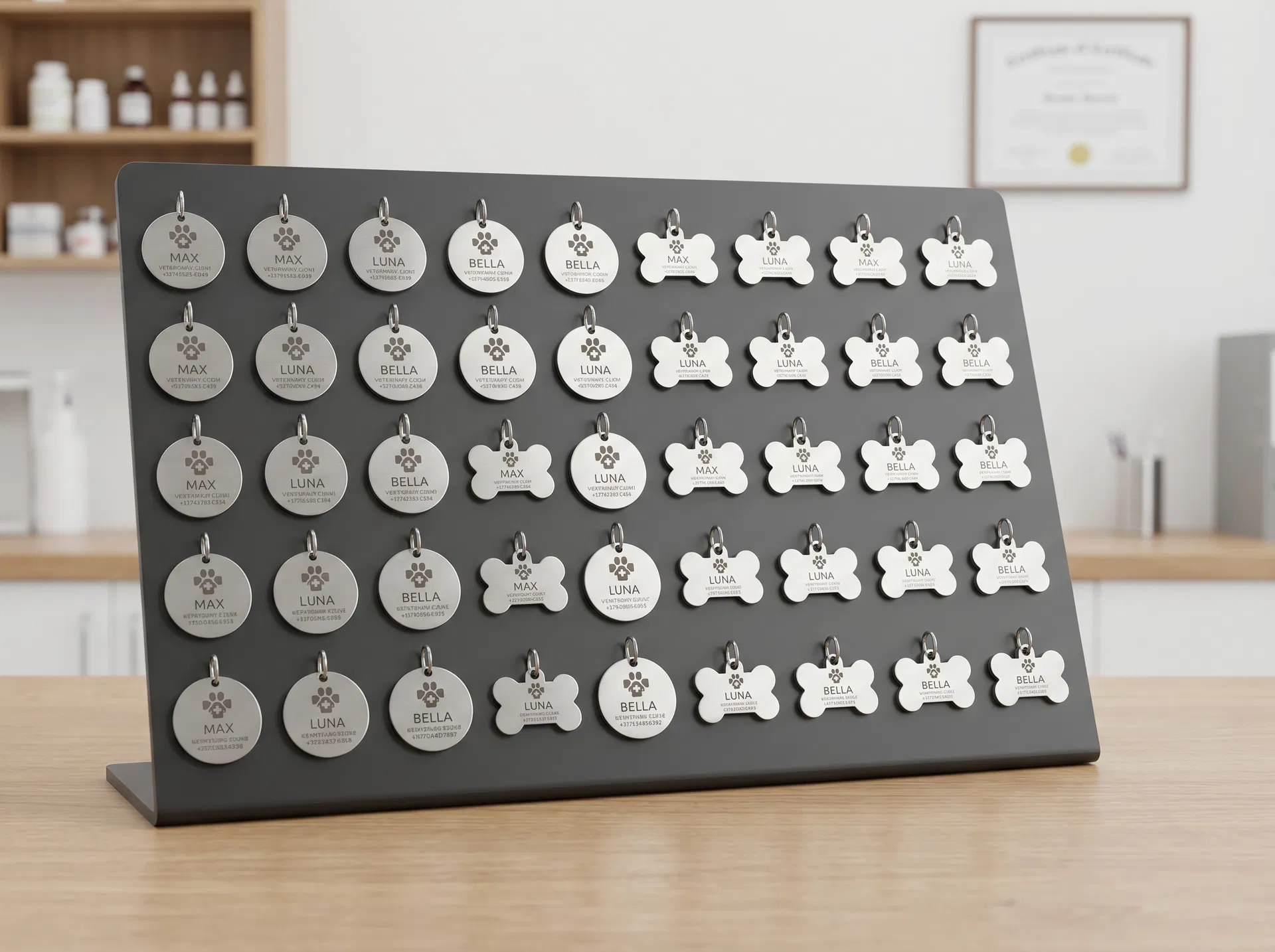 Pack Clínica Veterinaria — 50 Placas