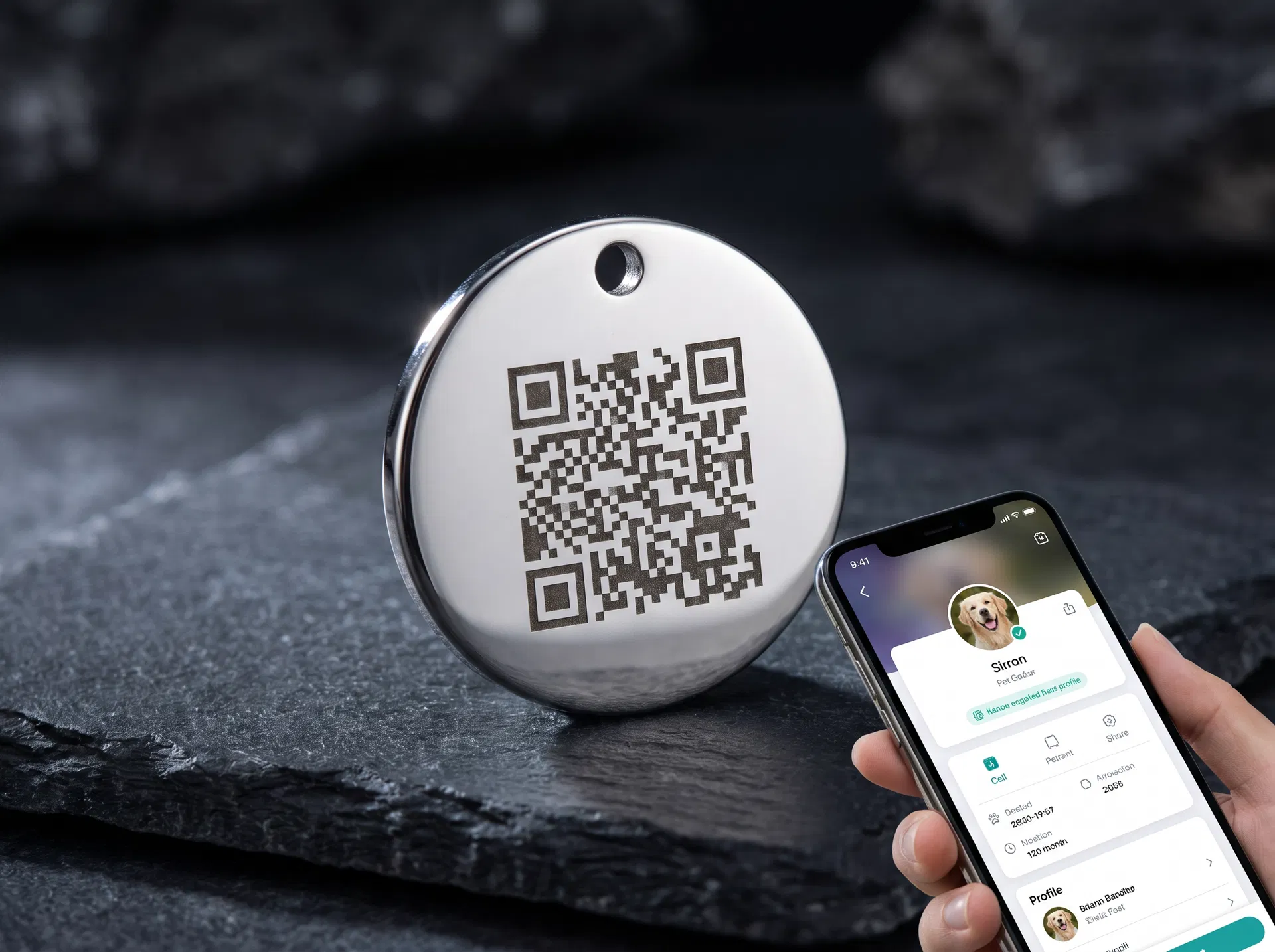 Placa QR Inteligente para Mascota
