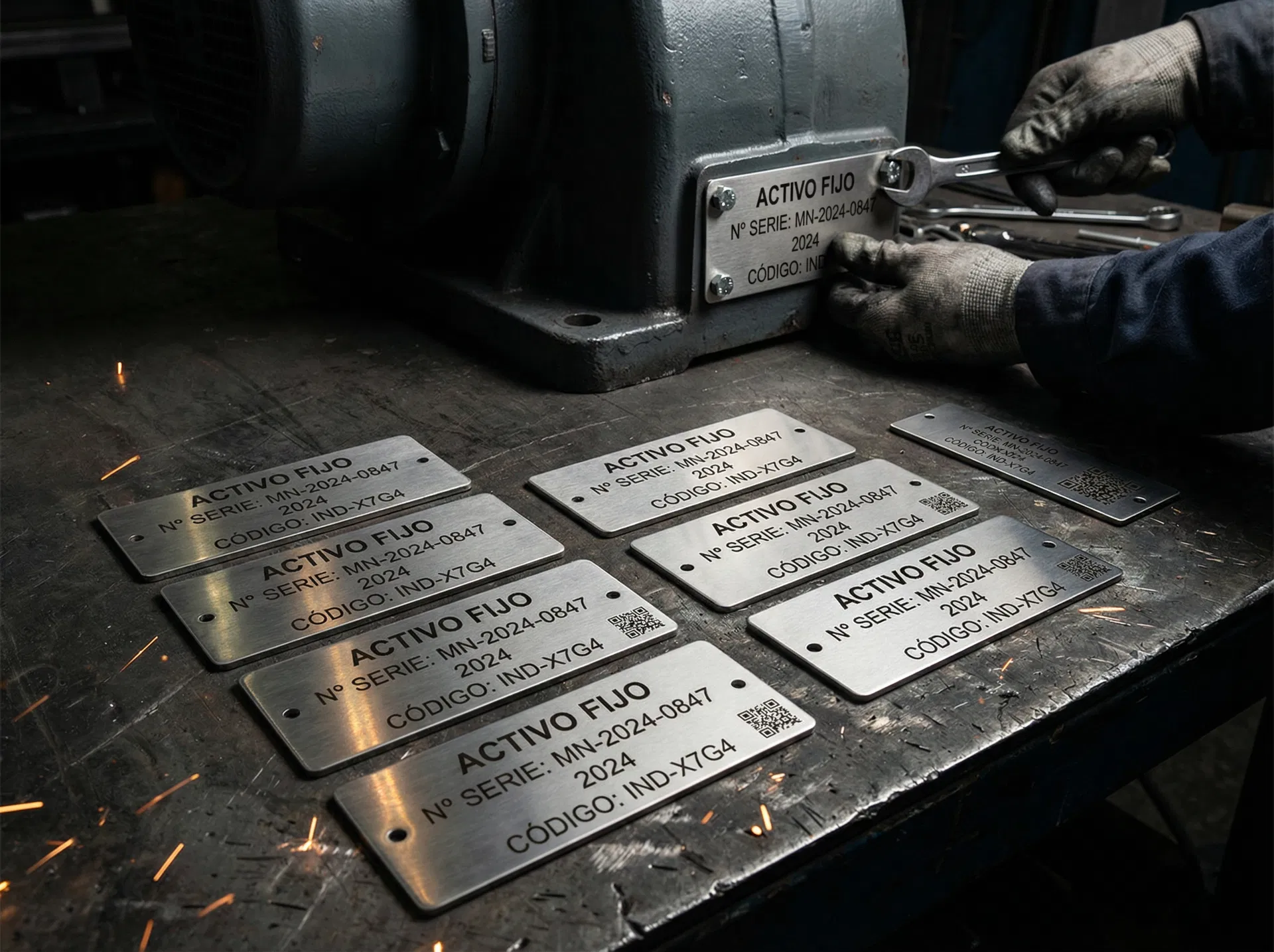 Placas de Activos Fijos Mineros