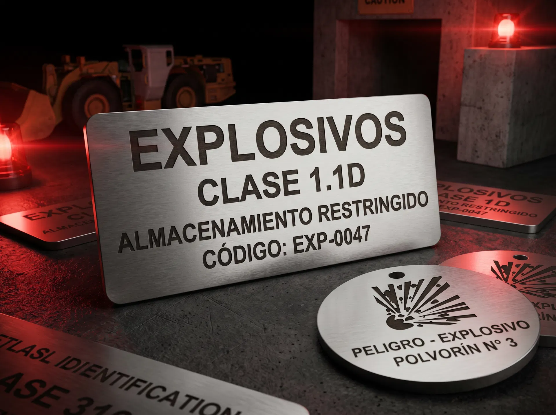 Etiquetas de Identificación para Explosivos
