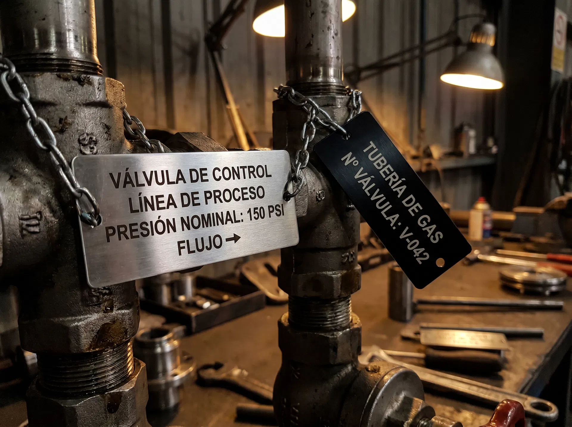 Placas de Válvulas y Tuberías Mineras