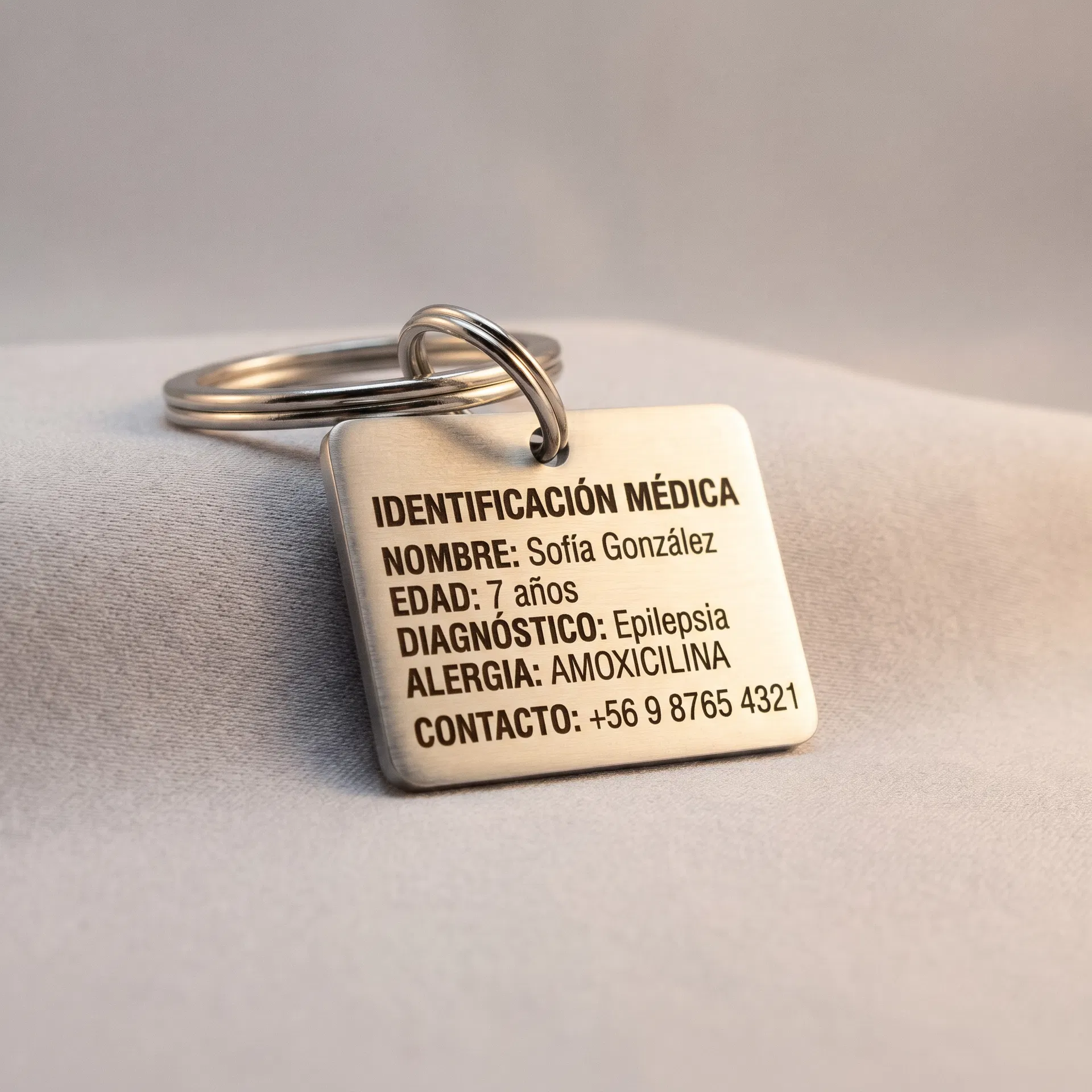 Mini Placa Llavero Médico