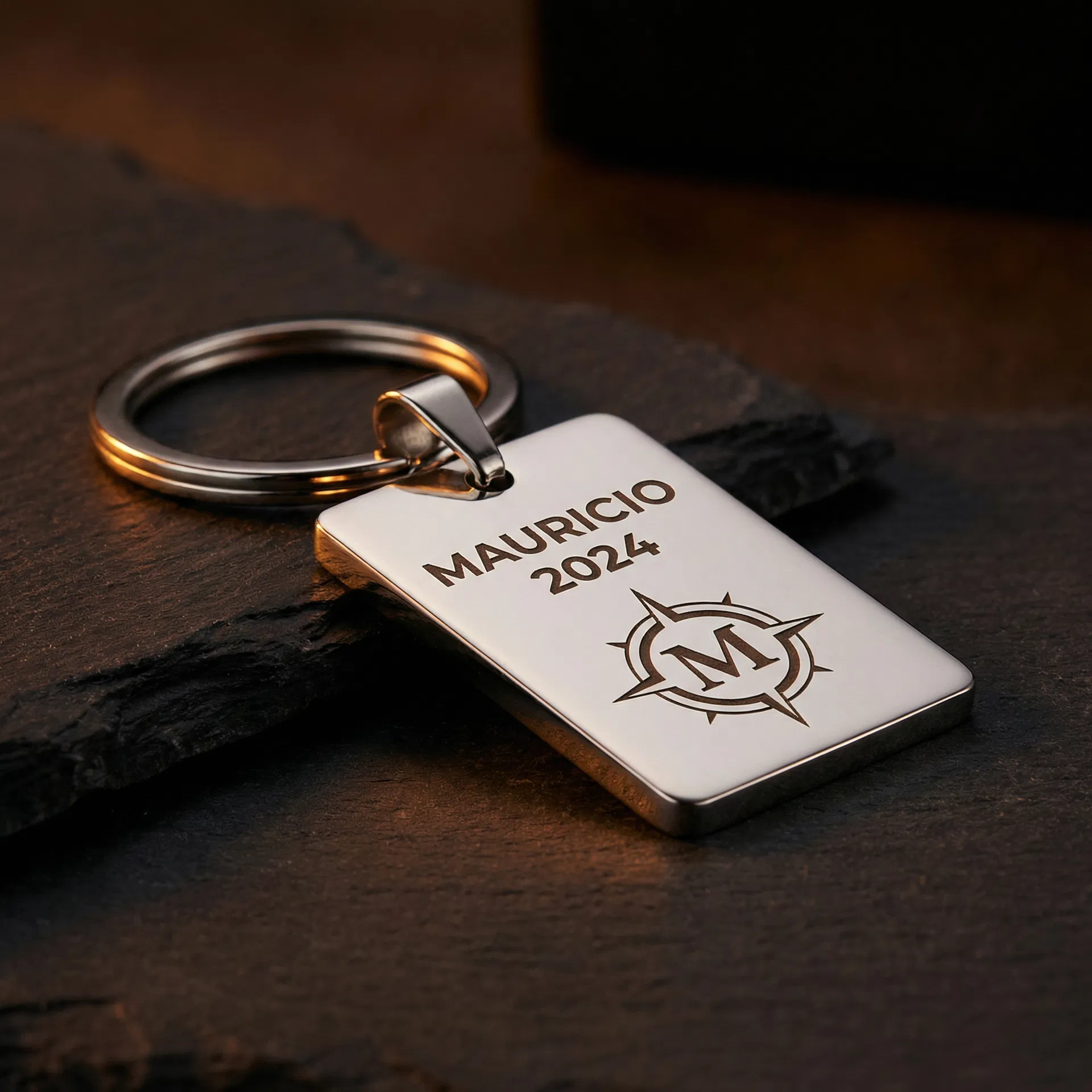 Llavero Personalizado — Acero