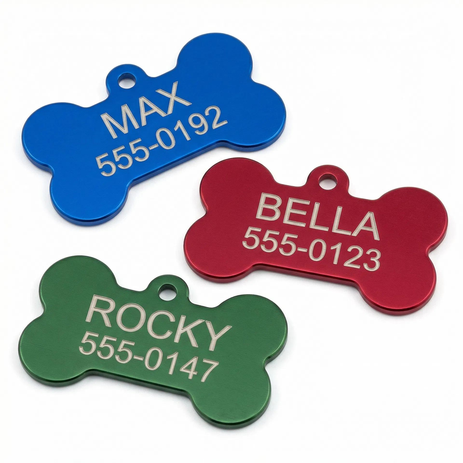 Placa de Identificación Mascota — Aluminio