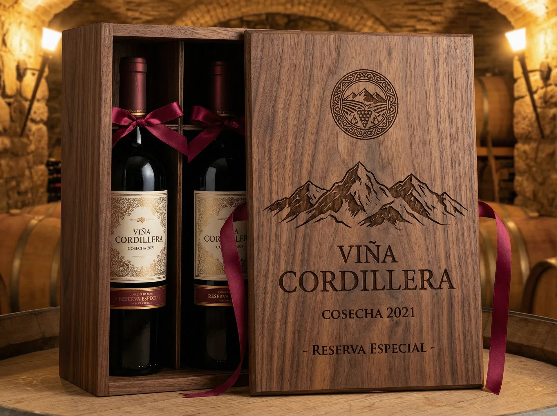 Caja de Madera Grabada