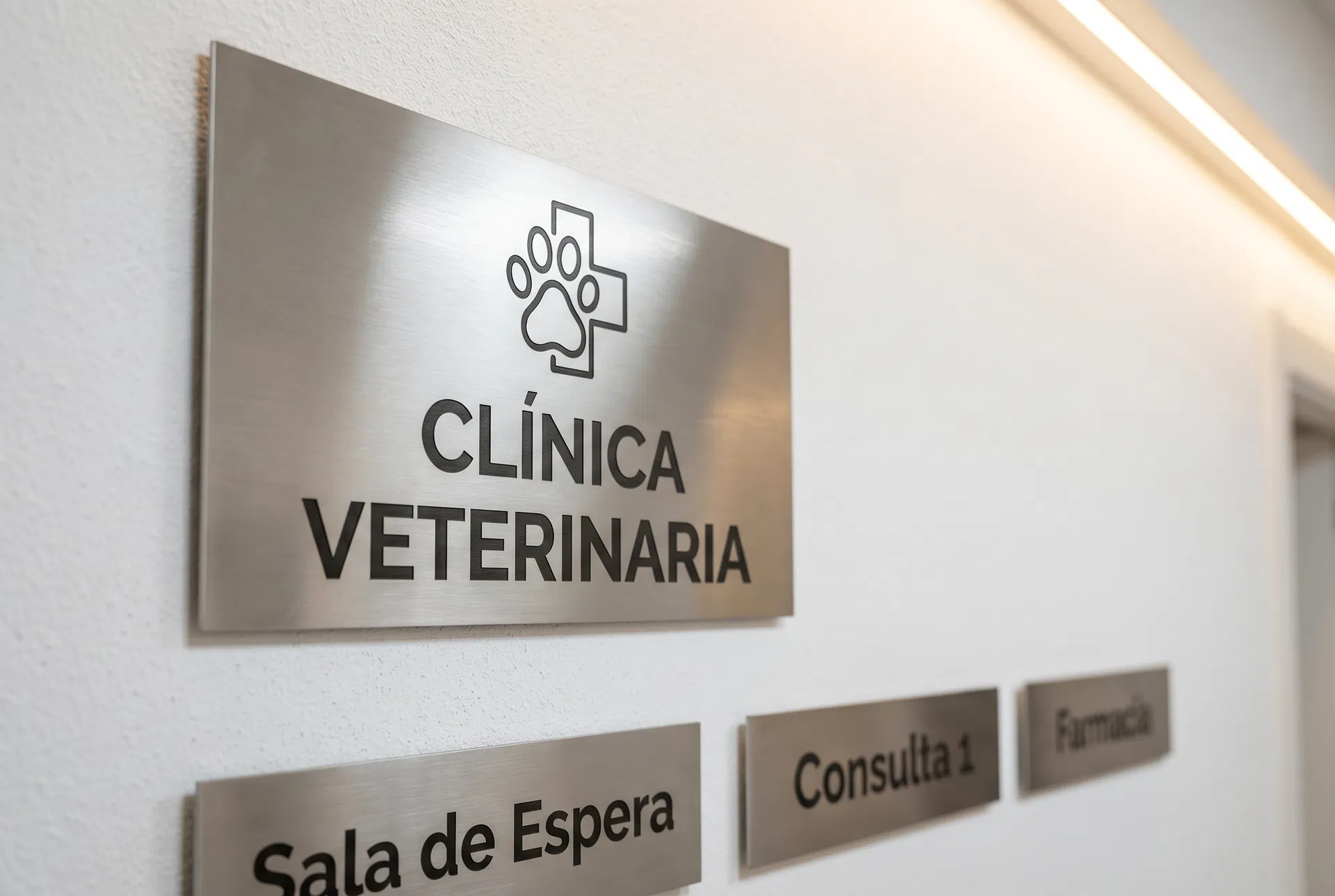 Señalética de Clínica Veterinaria