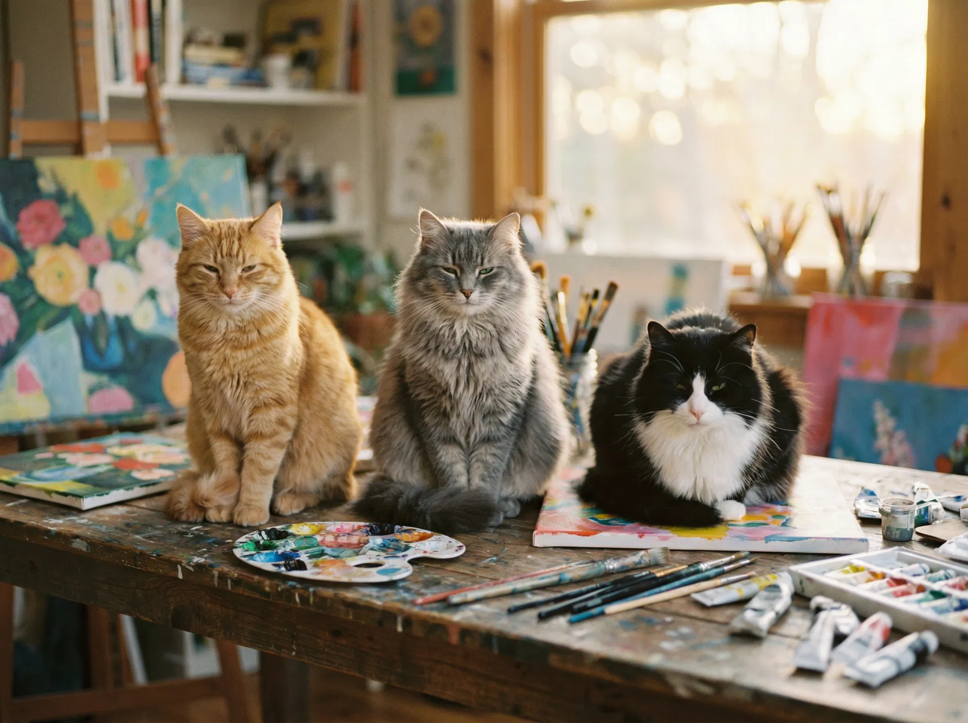 Meet the Studio Cats