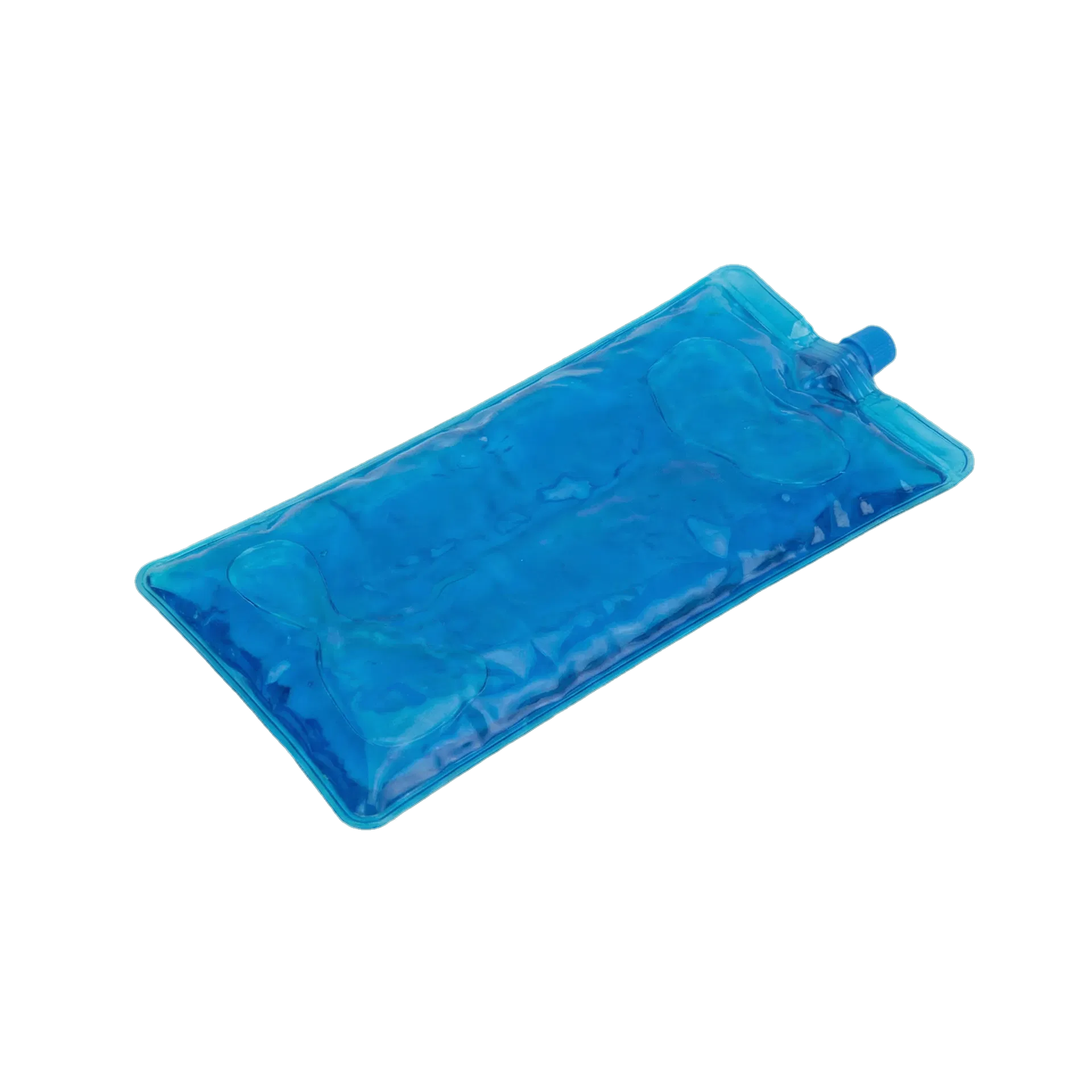Blue gel ice pack for cold therapy