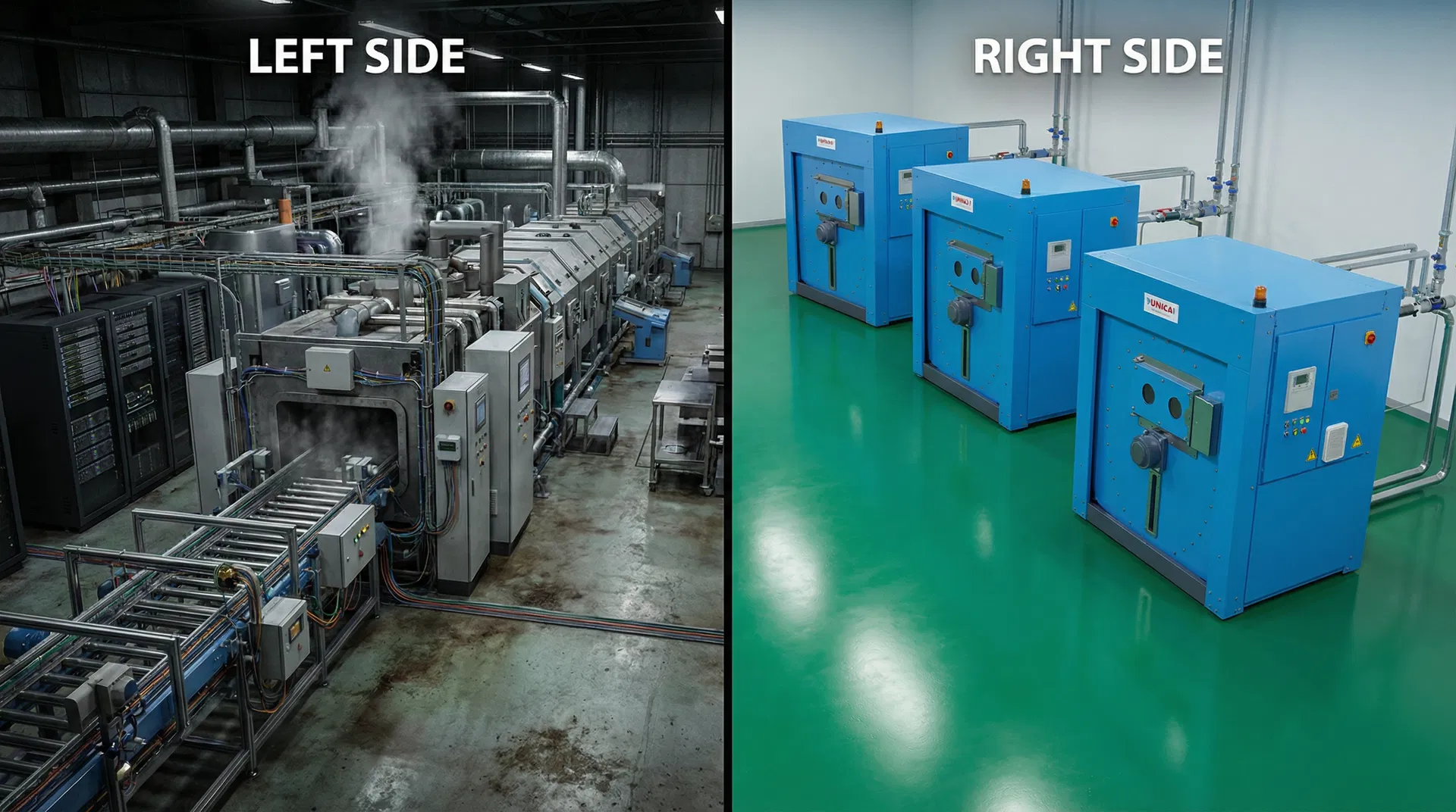 Tunnel washer complexity vs UNICA 200/3 simplicity