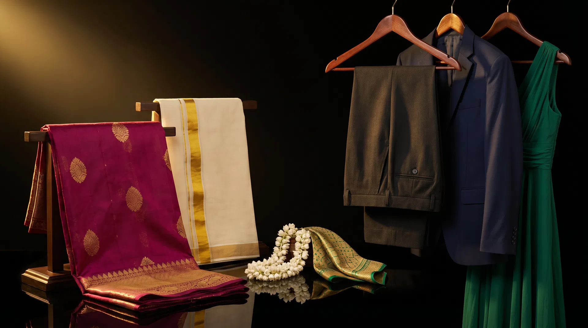 Traditional and western garments