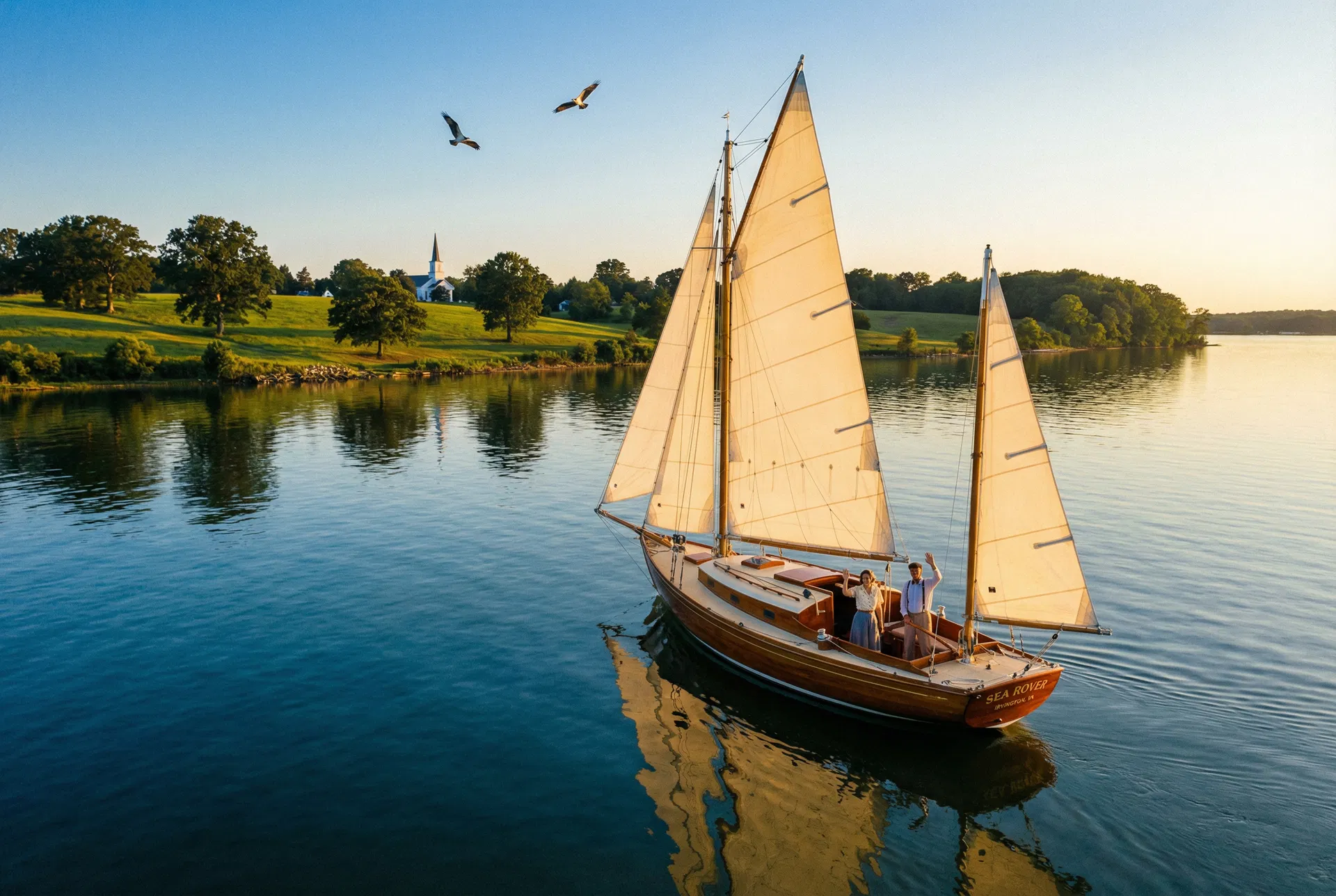 Sailing on the Rappahannock River