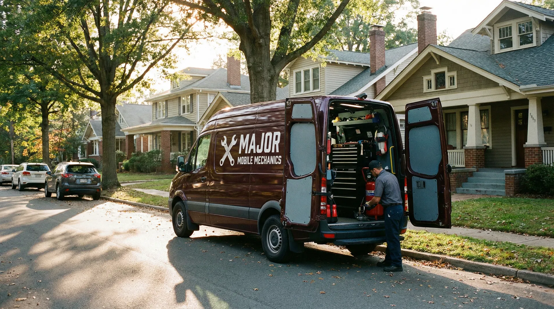 Major Mobile Mechanics service van