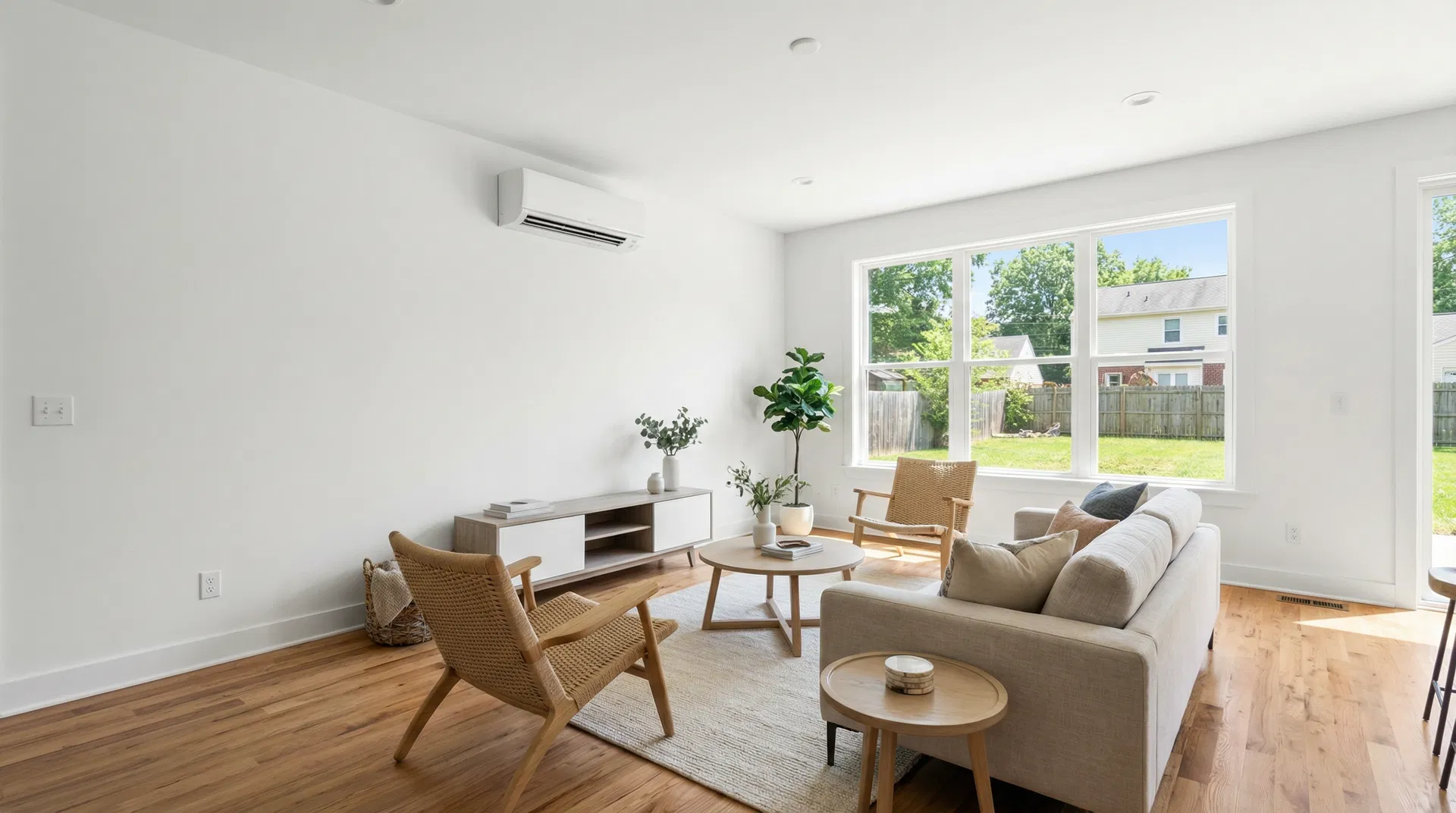 Ductless mini-split system installed in Richmond home