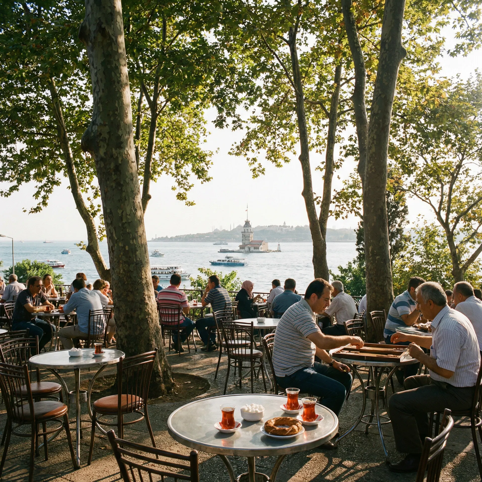 Glass of Turkish Tea