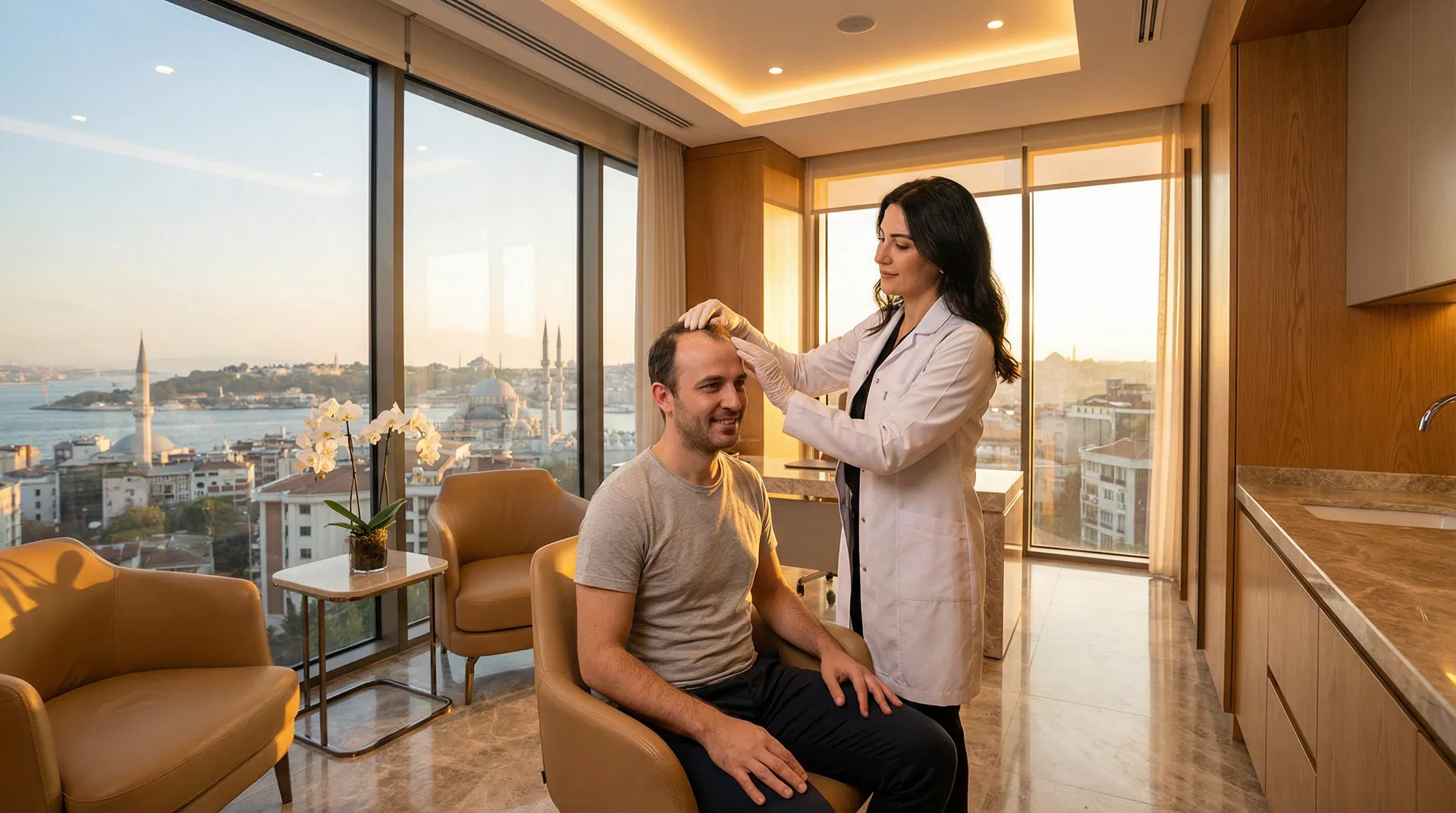 Hair loss consultation