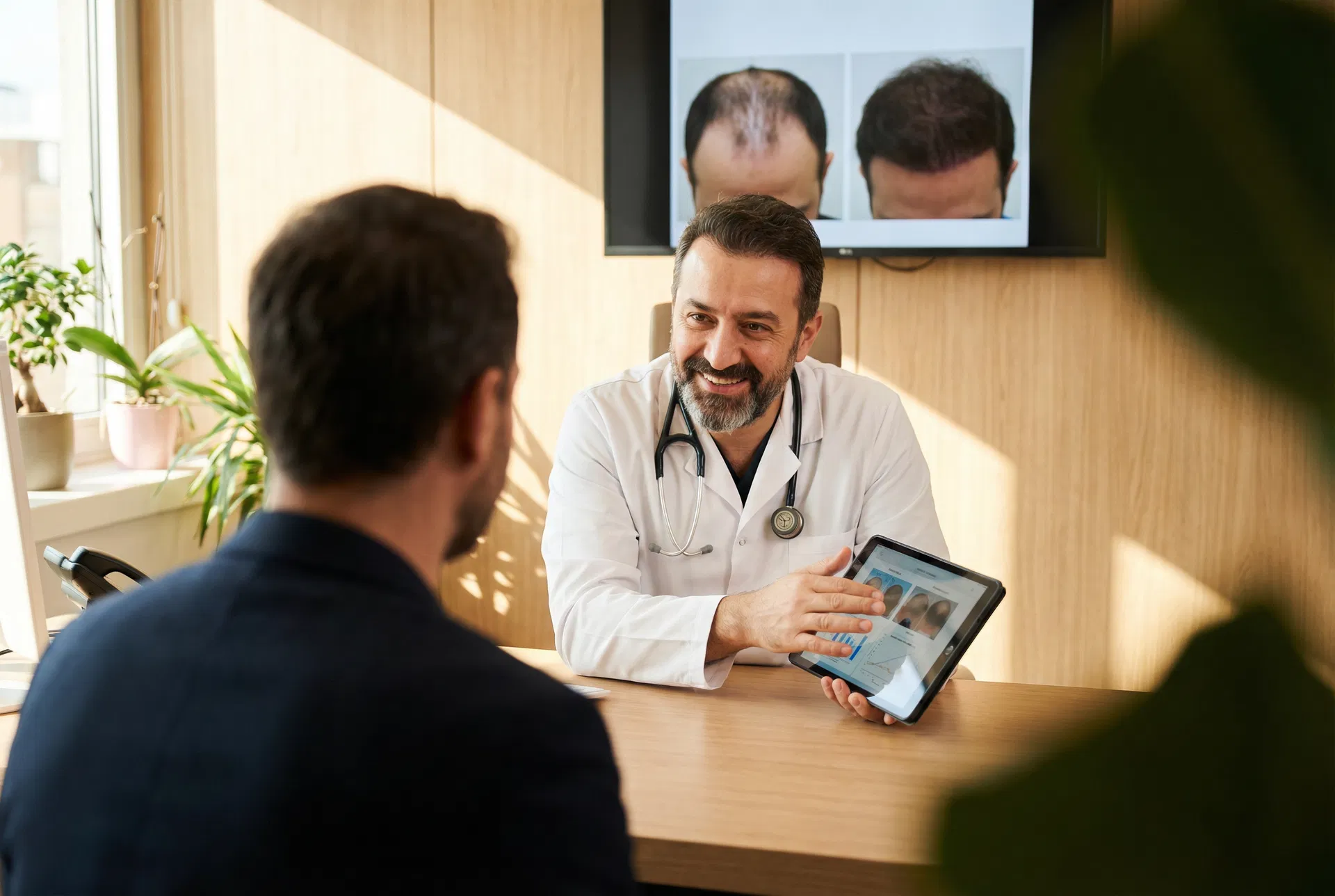 Surgeon consultation for hair transplant in Turkey