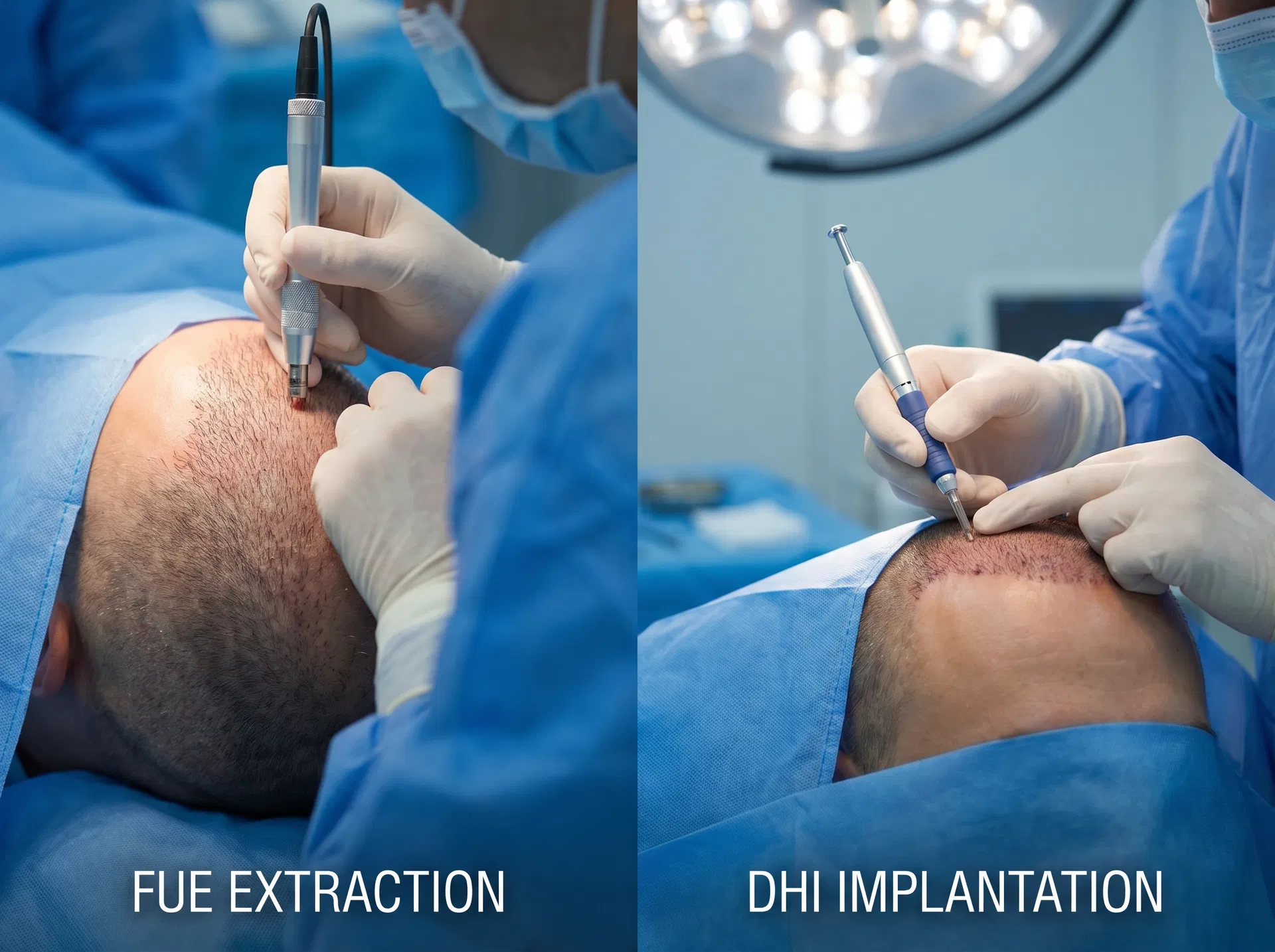 Hybrid hair transplant technique offered at Hair Center of Turkey Turkey