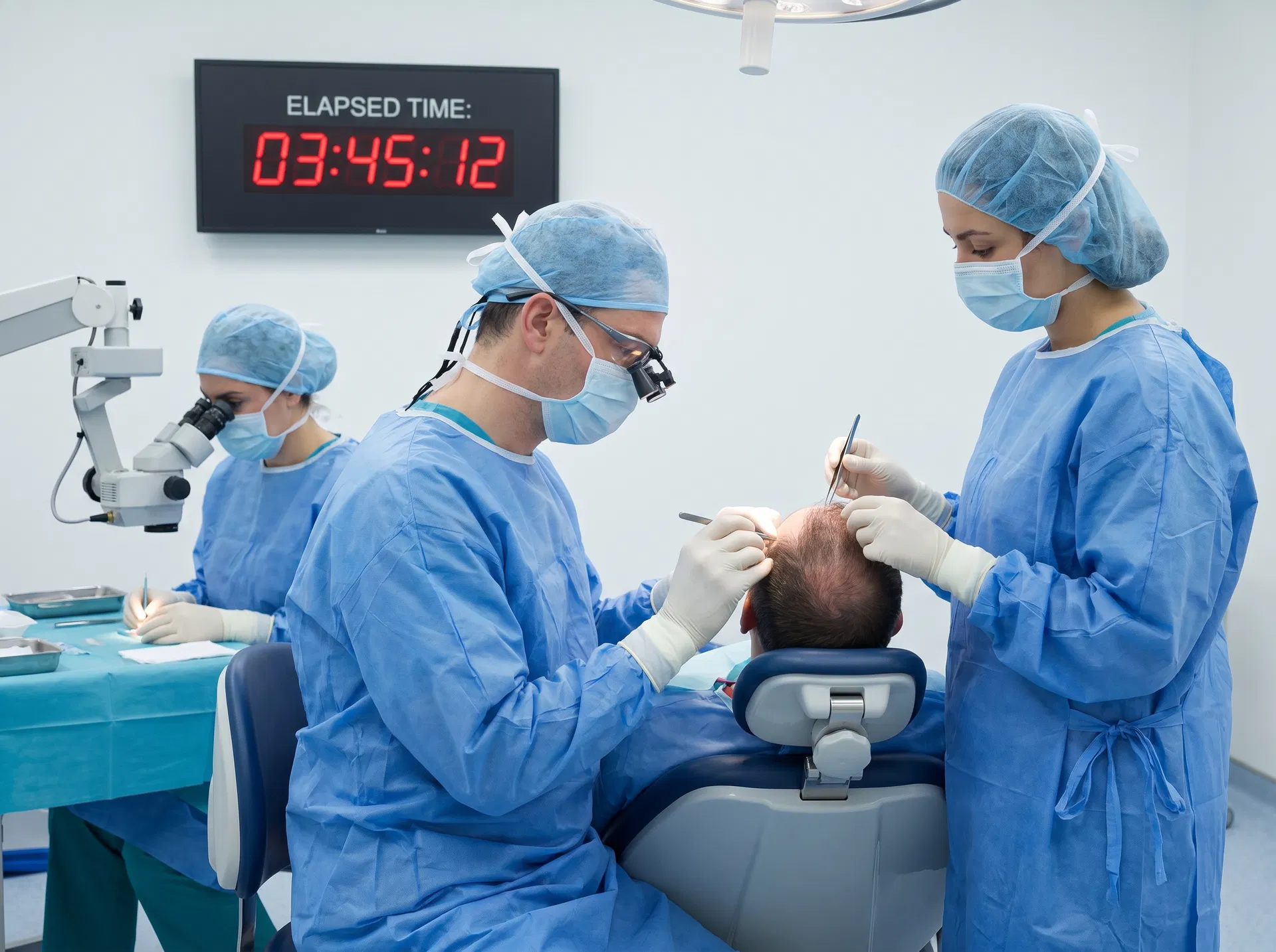 Min Time FUE™ hair transplant technique offered at Capilclinic Turkey