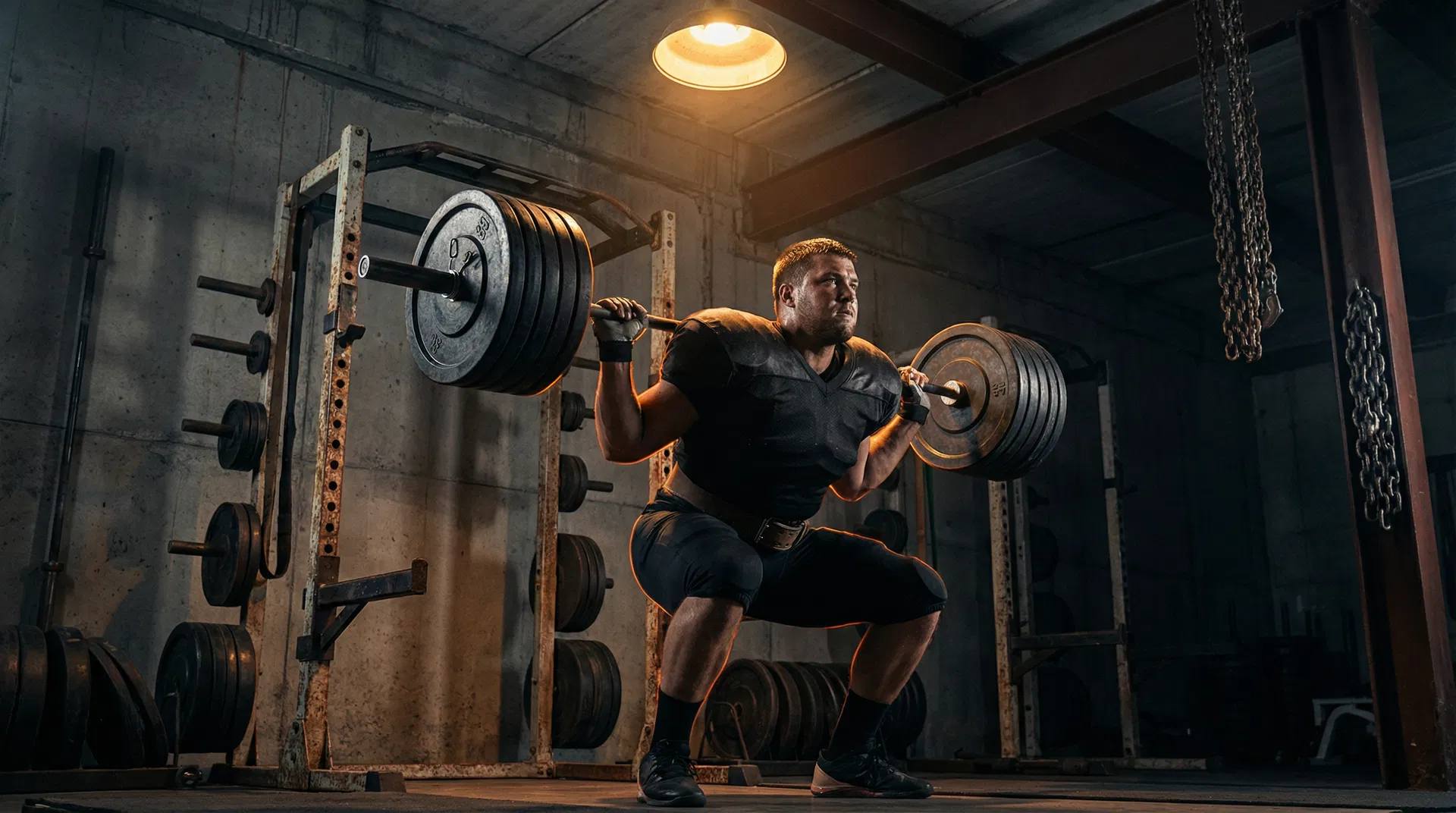 Football athlete training