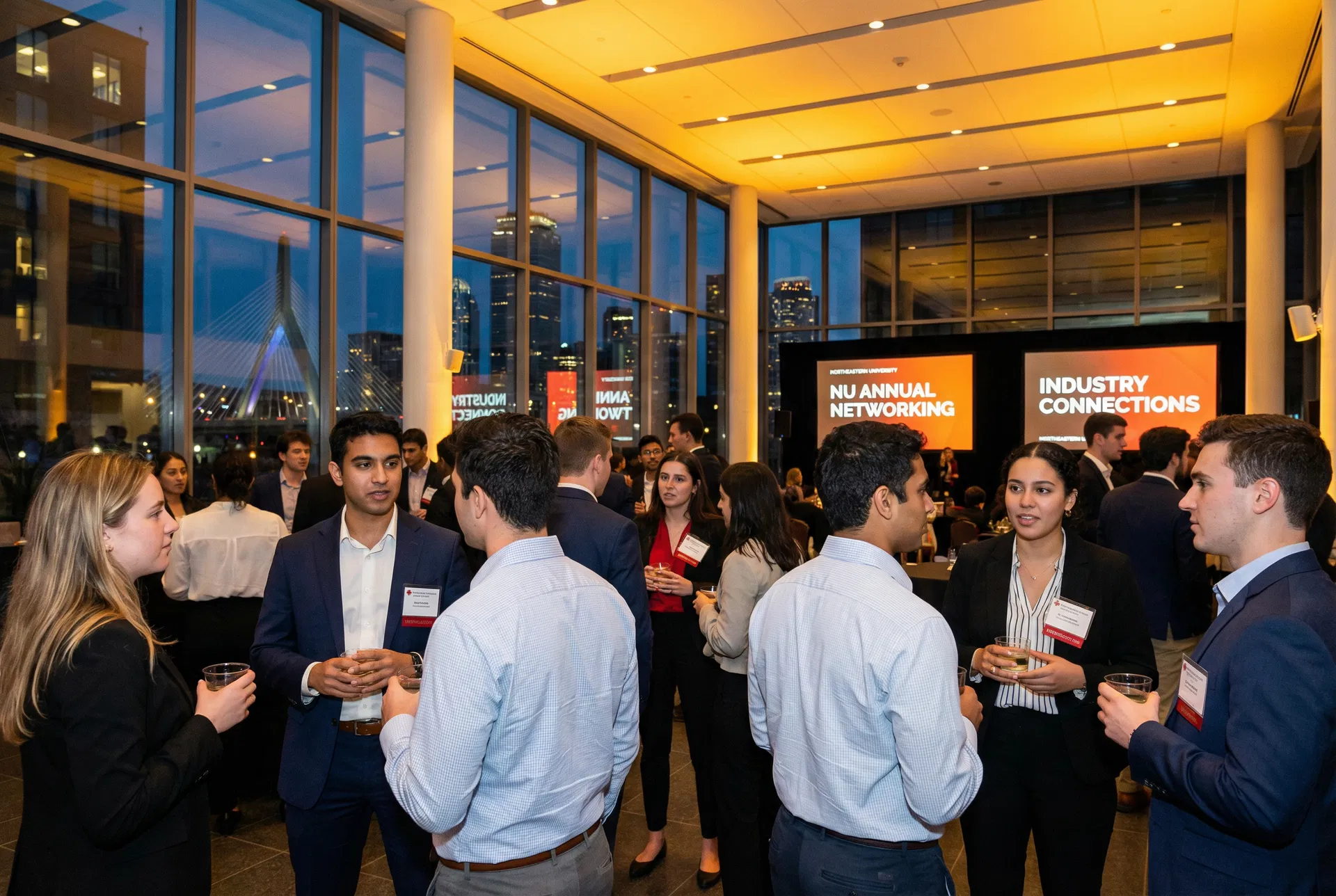 Northeastern University networking event