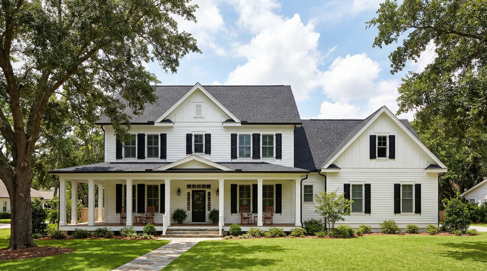 Beautiful Tennessee home with new roof installed by Savannah Tennessee Roofing